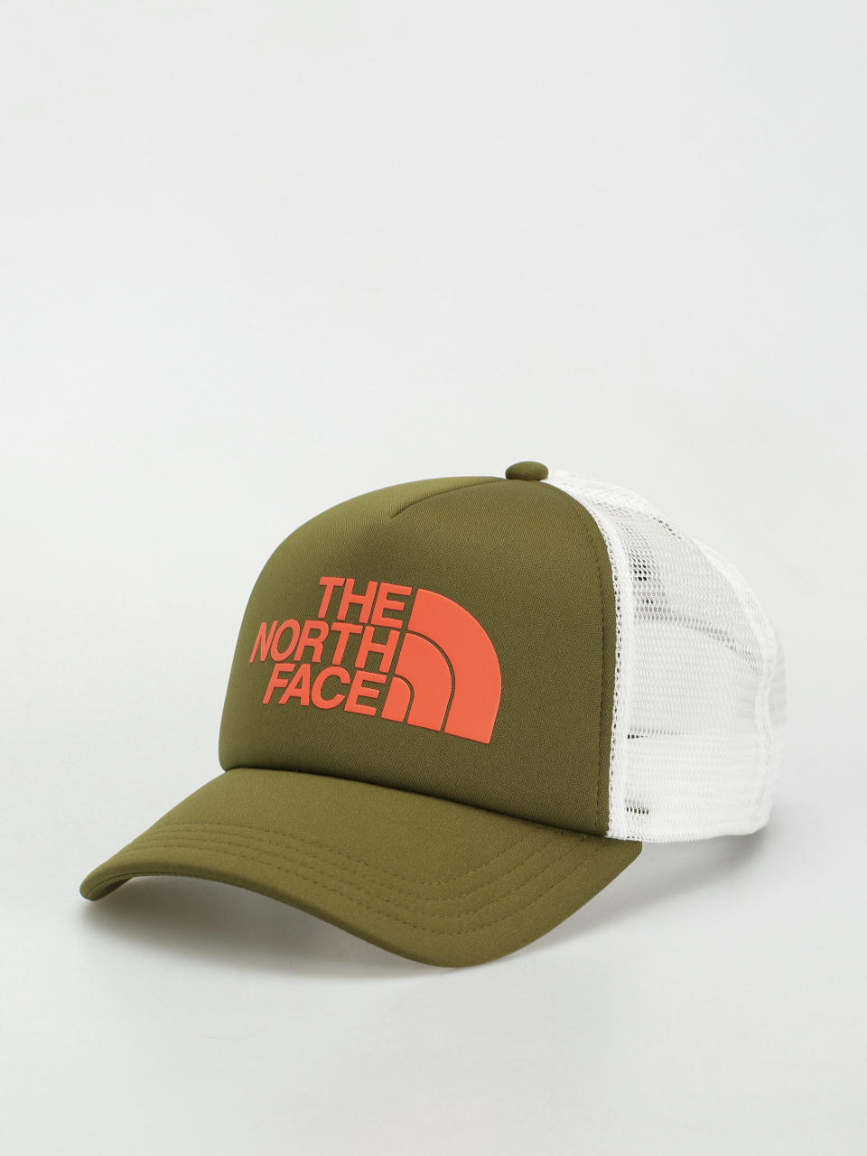 The North Face Tnf Logo Trucker Baseball sapka (forest olive/tnf orange)