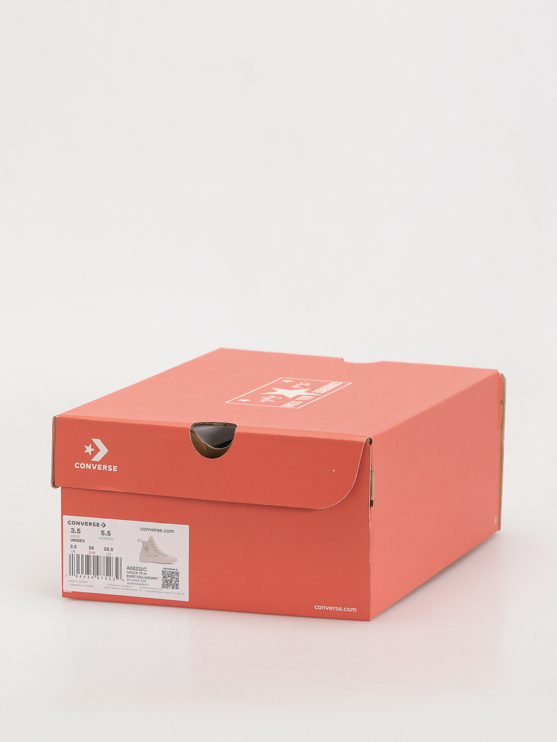 Converse Chuck 70 Hi Tornacipők (egret/gold/egret)