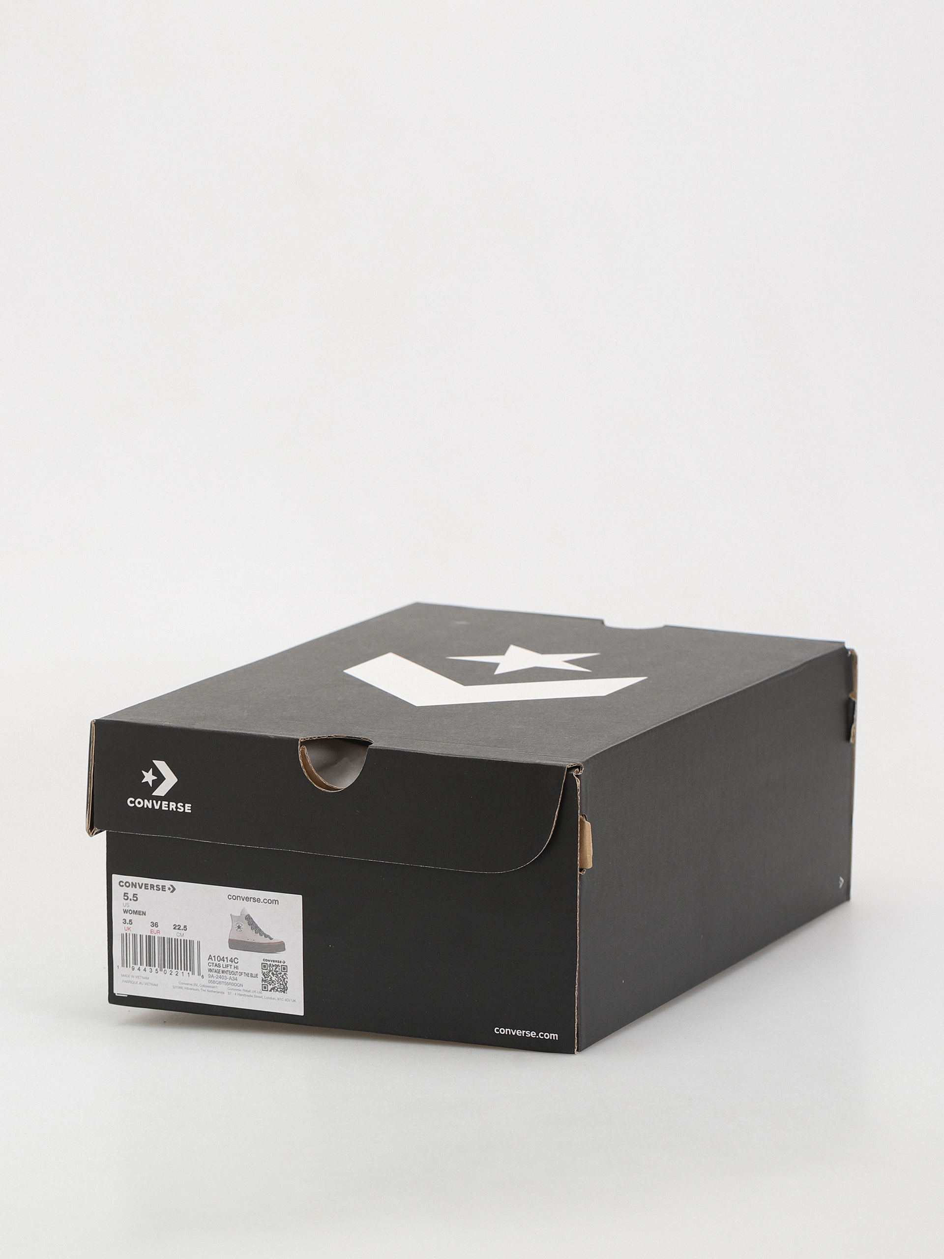 Converse Chuck Taylor All Star Lift Hi Wmn Tornacipők (vintage white/out of the blue)