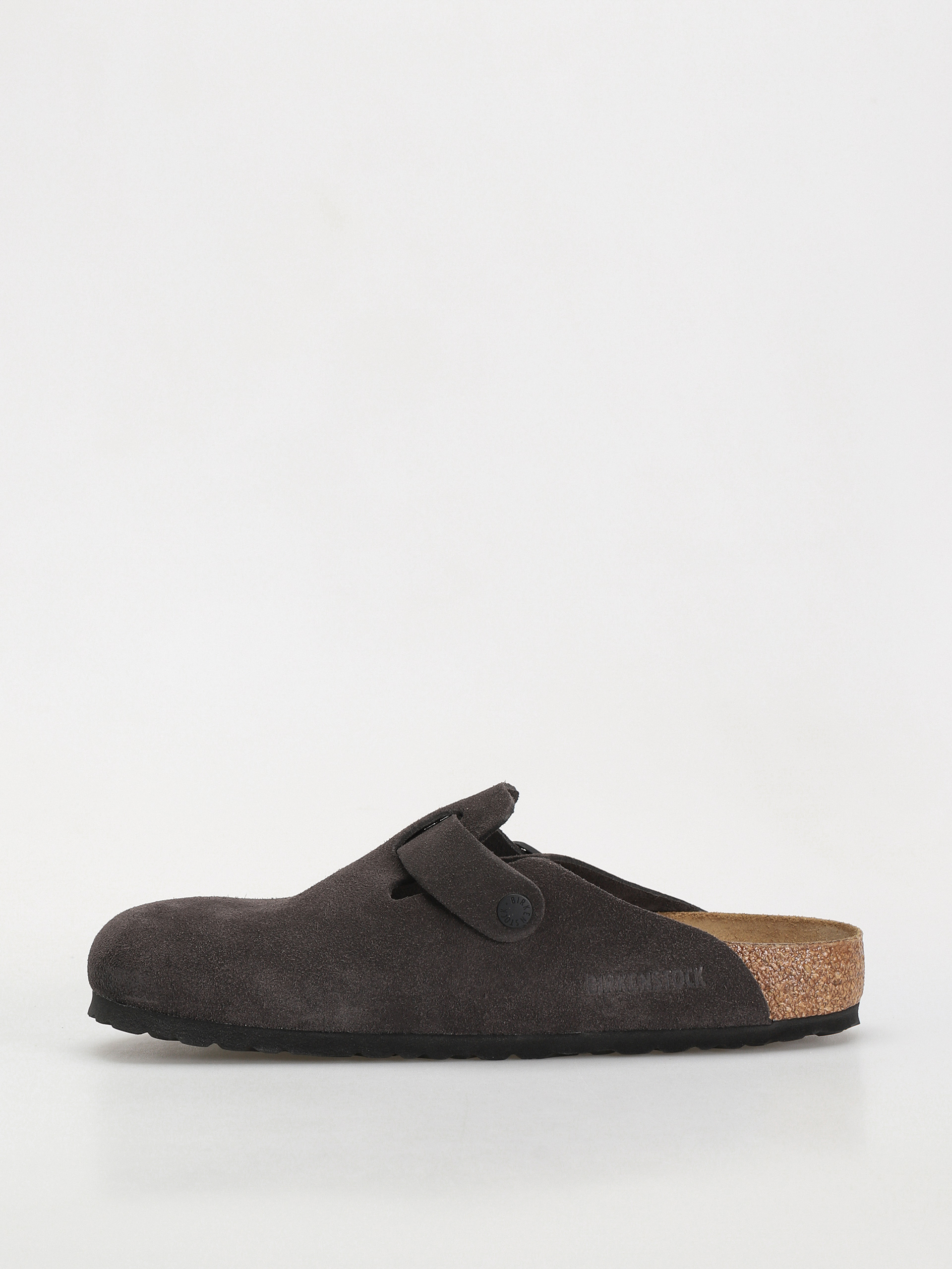 Birkenstock Boston Suede Leather Regular Flip-flop papucsok (velvet grey)
