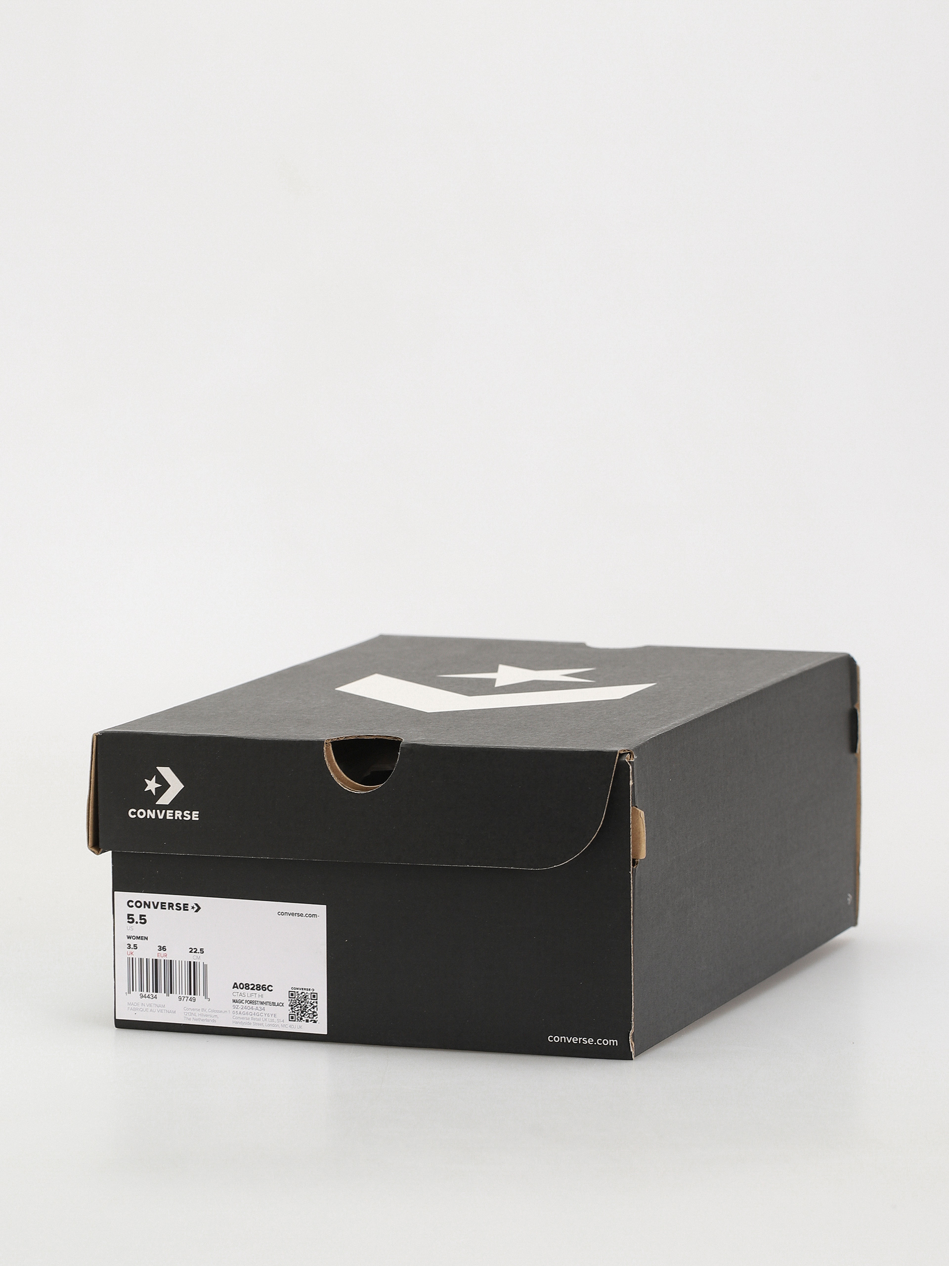 Converse Chuck Taylor All Star Lift Hi Wmn Tornacipők (magic forest/white/black)