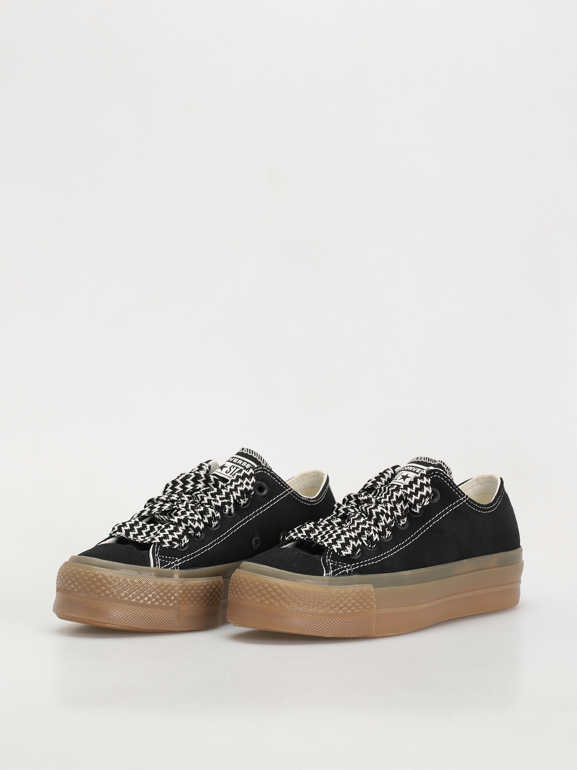 Converse Chuck Taylor All Star Lift Hi Wmn Tornacipők (black/egret/light brown)