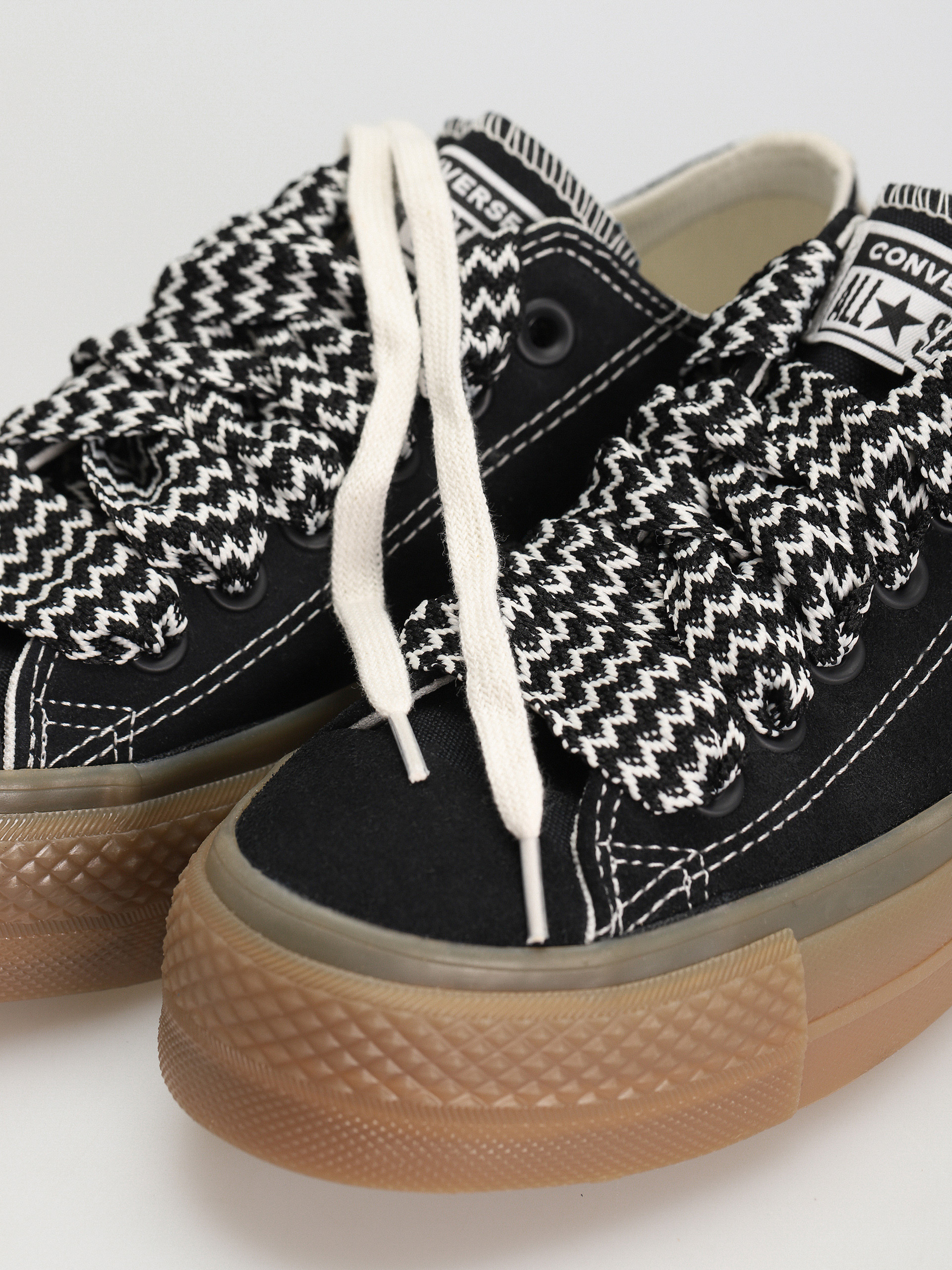 Converse Chuck Taylor All Star Lift Hi Wmn Tornacipők (black/egret/light brown)