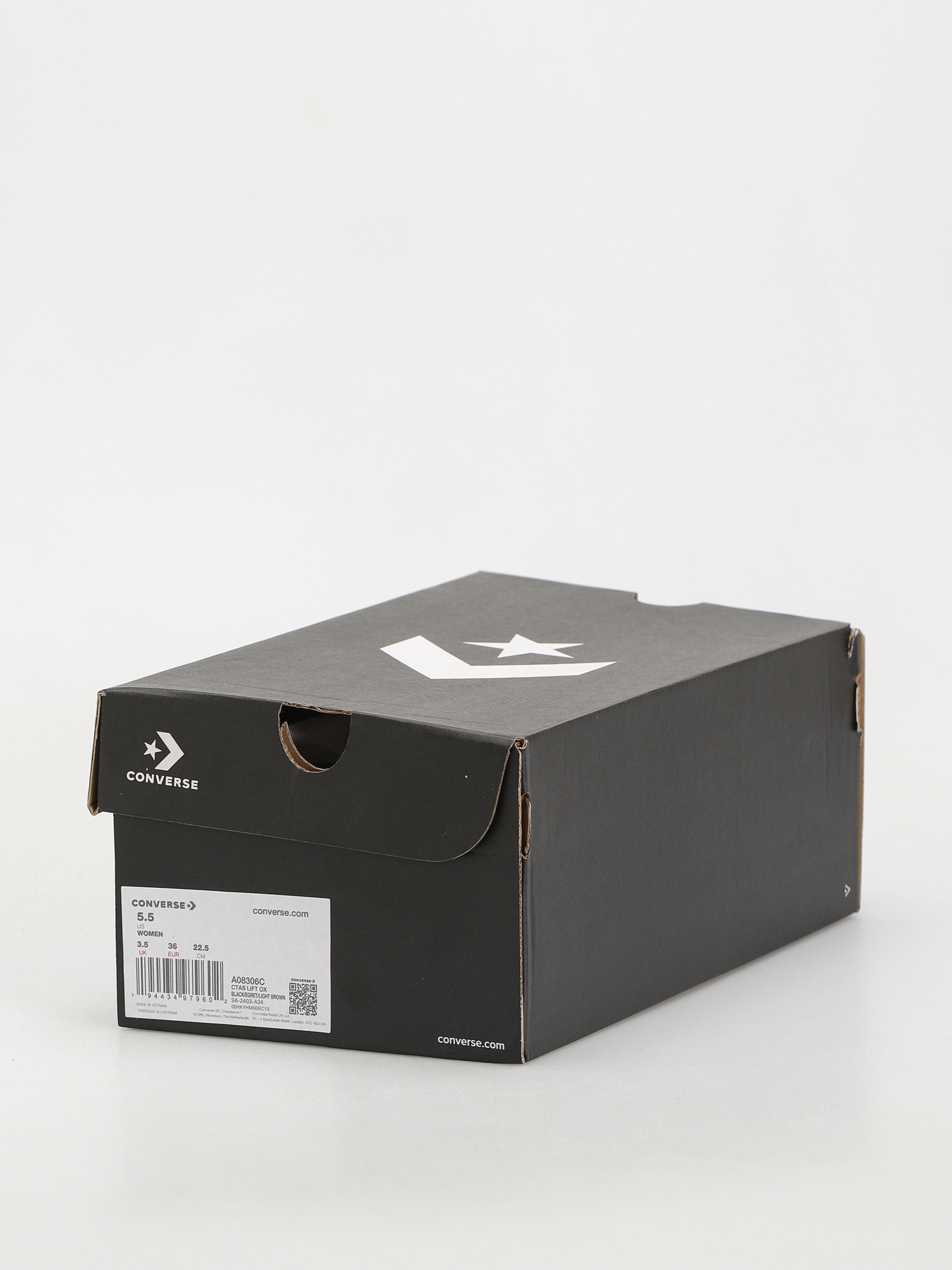 Converse Chuck Taylor All Star Lift Hi Wmn Tornacipők (black/egret/light brown)