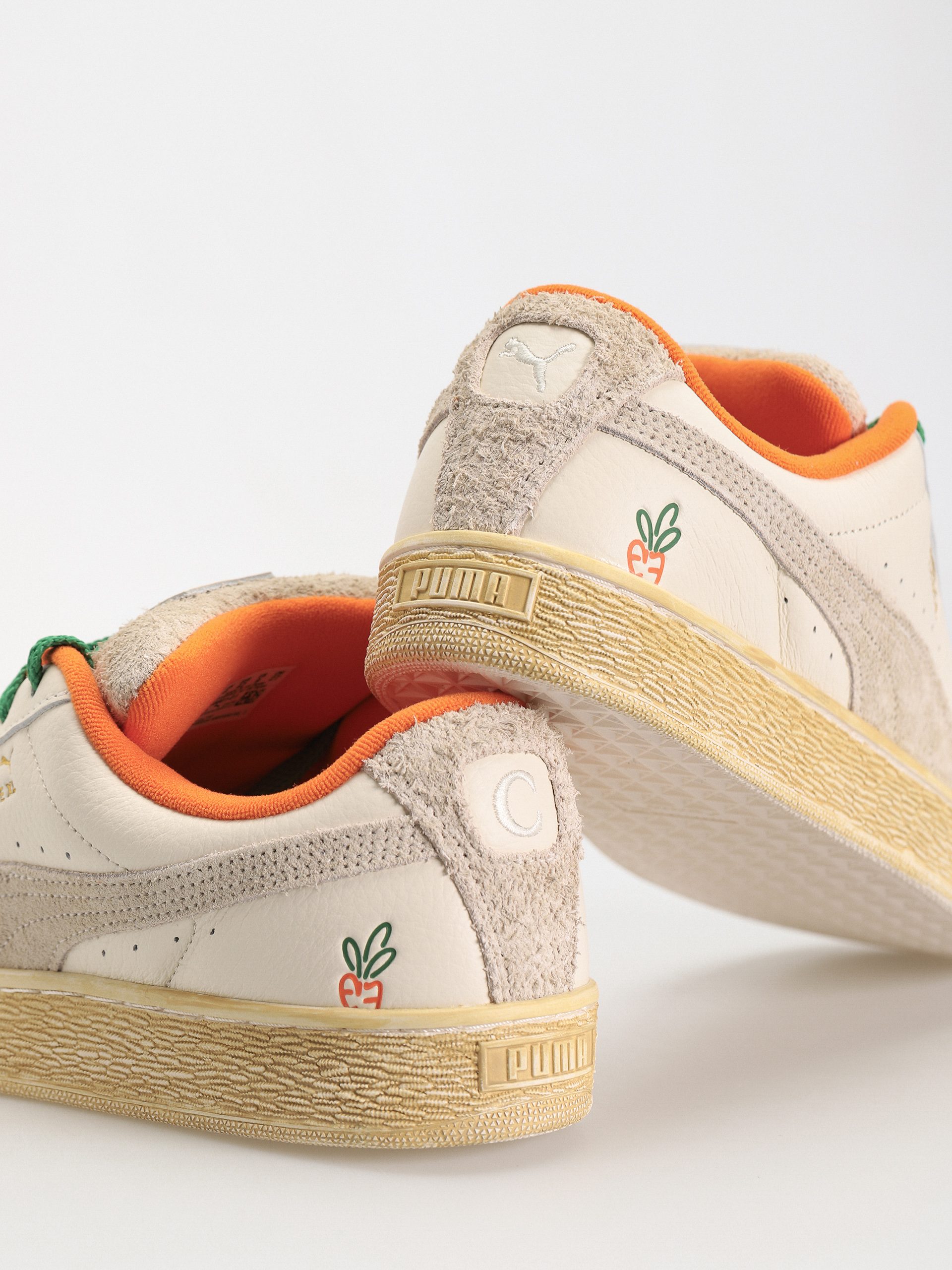Puma X Carrots Suede XL Cipők (warm white rickie orange)