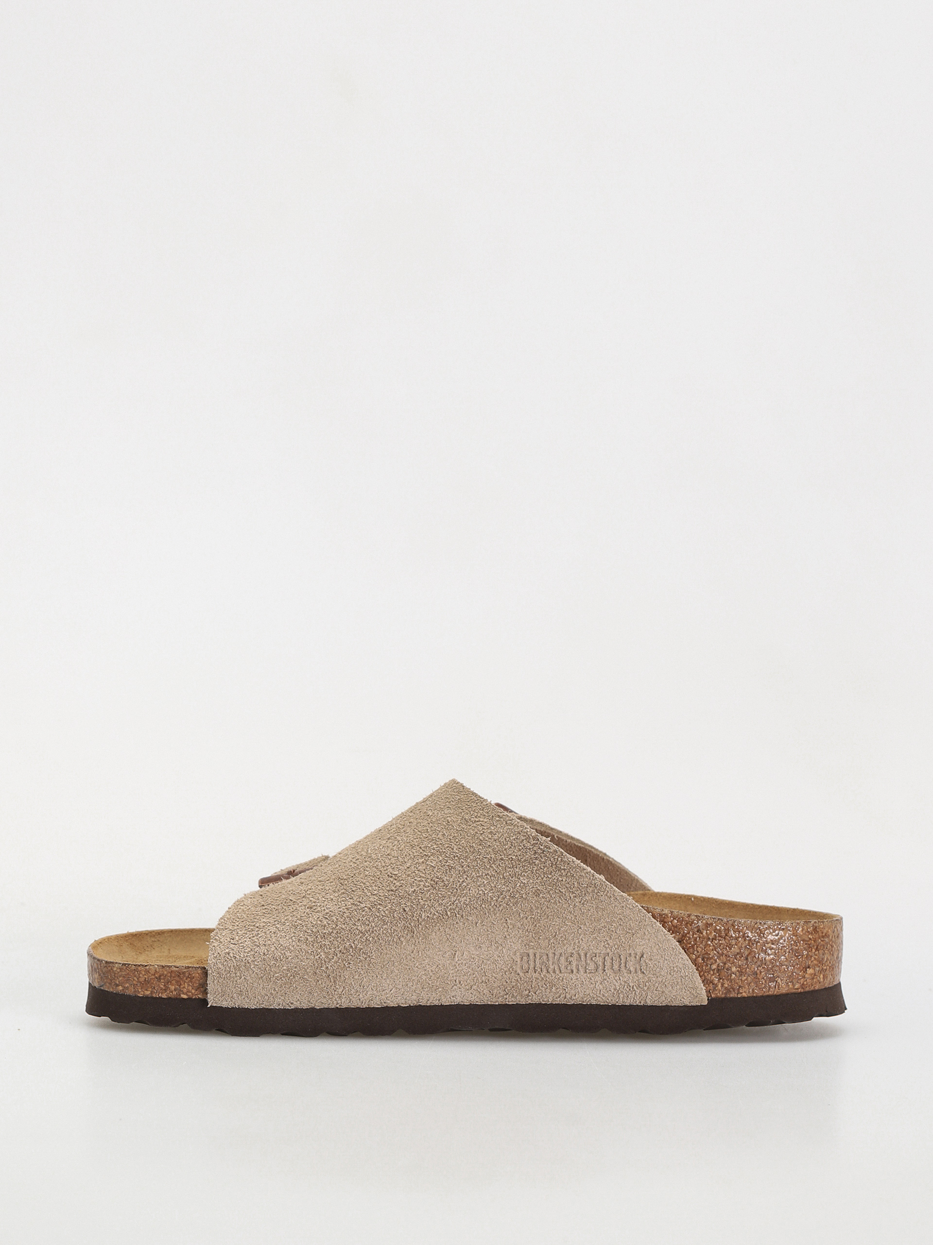 Birkenstock Zürich Suede Leather Narrow Wmn Flip-flop papucsok (taupe)