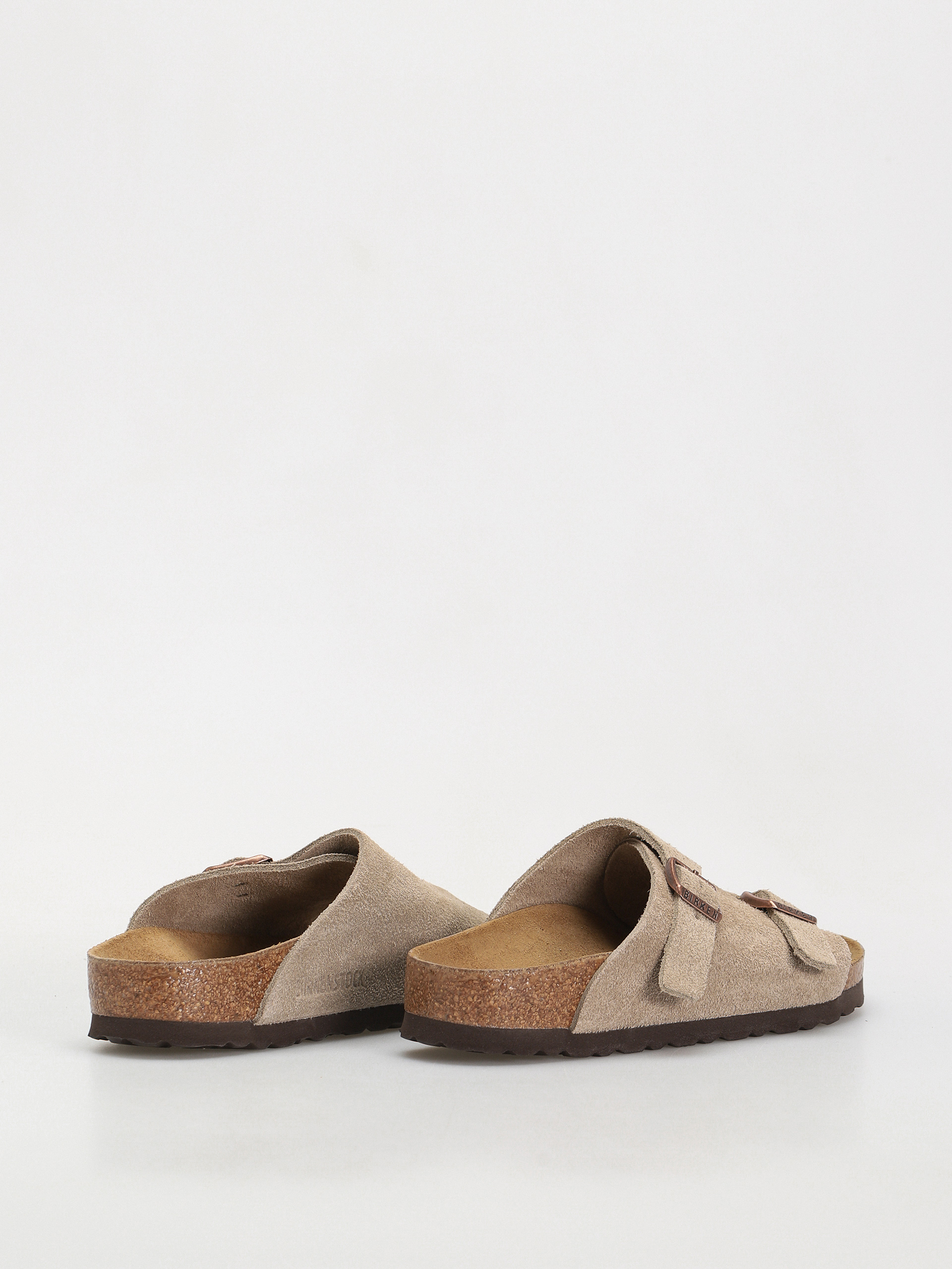Birkenstock Zürich Suede Leather Narrow Wmn Flip-flop papucsok (taupe)