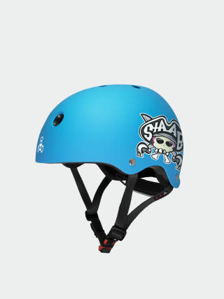 Sisak Triple Eight Lil 8 Staab Edition Dual Certified Helmet With Eps Liner JR (neon blue)