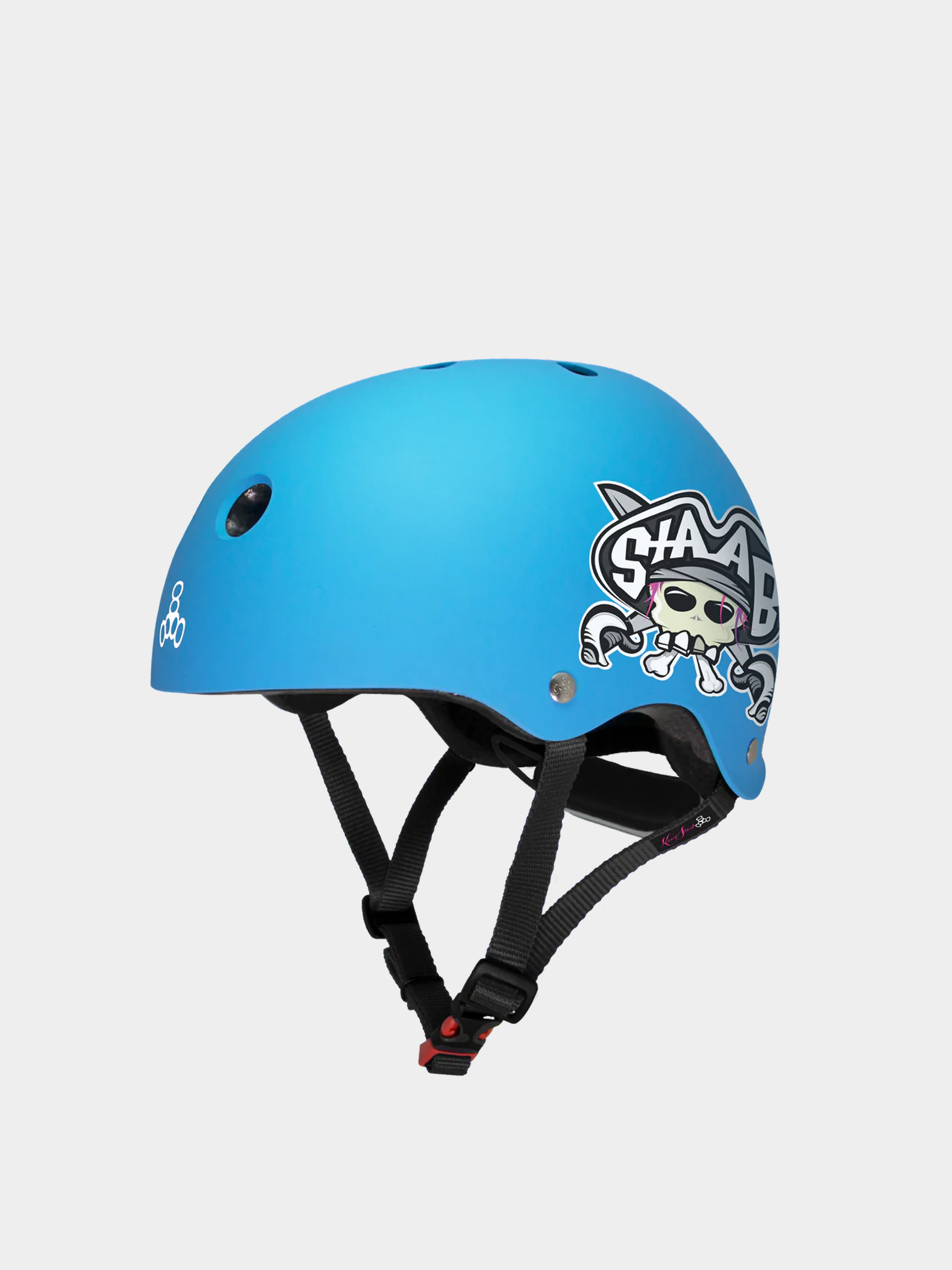 Sisak Triple Eight Lil 8 Staab Edition Dual Certified Helmet With Eps Liner JR (neon blue)