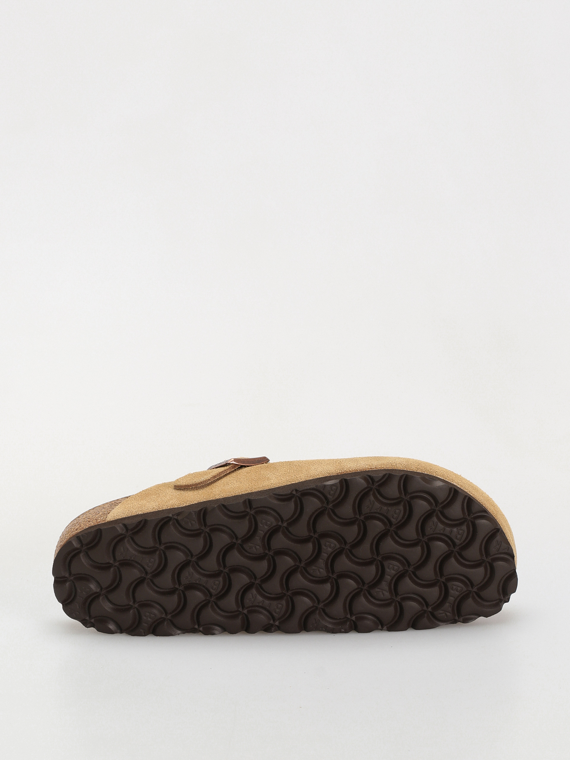 Birkenstock Boston Suede Leather Narrow Wmn Flip-flop papucsok (latte cream)