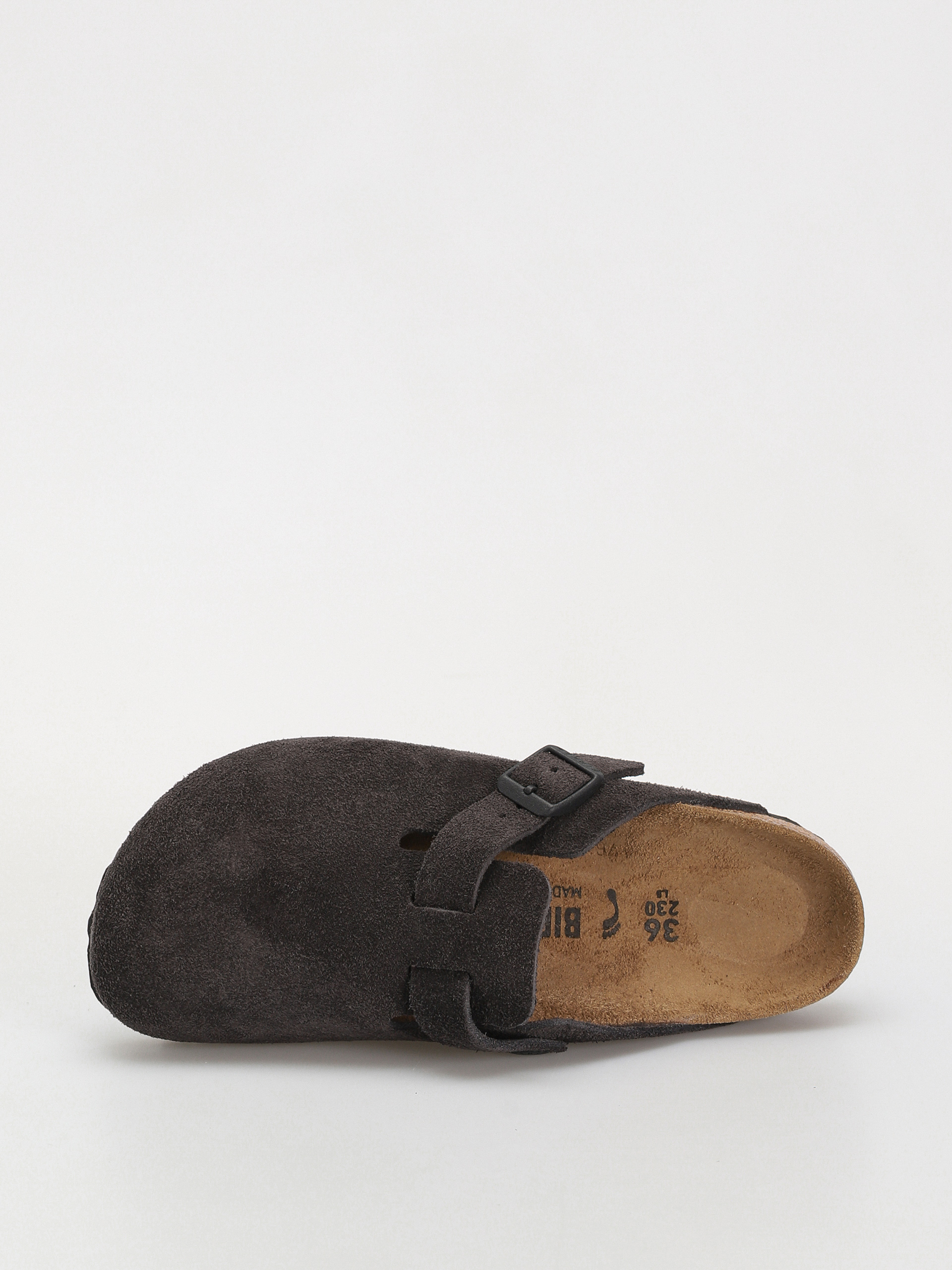 Birkenstock Boston Suede Leather Narrow Wmn Flip-flop papucsok (velvet grey)