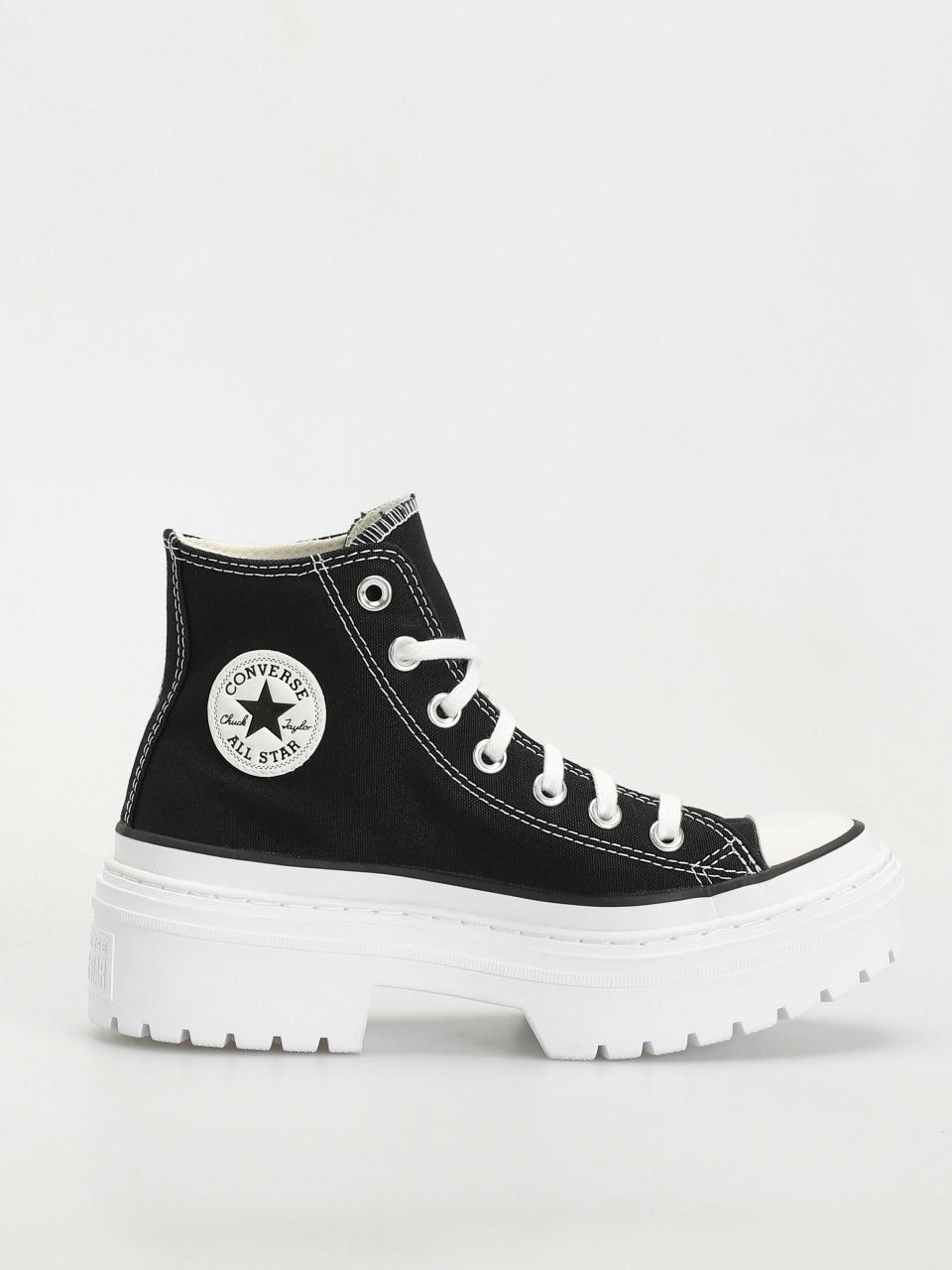 Converse Chuck Taylor All Star Lugged Heel Wmn Cipők (black/white/egret)