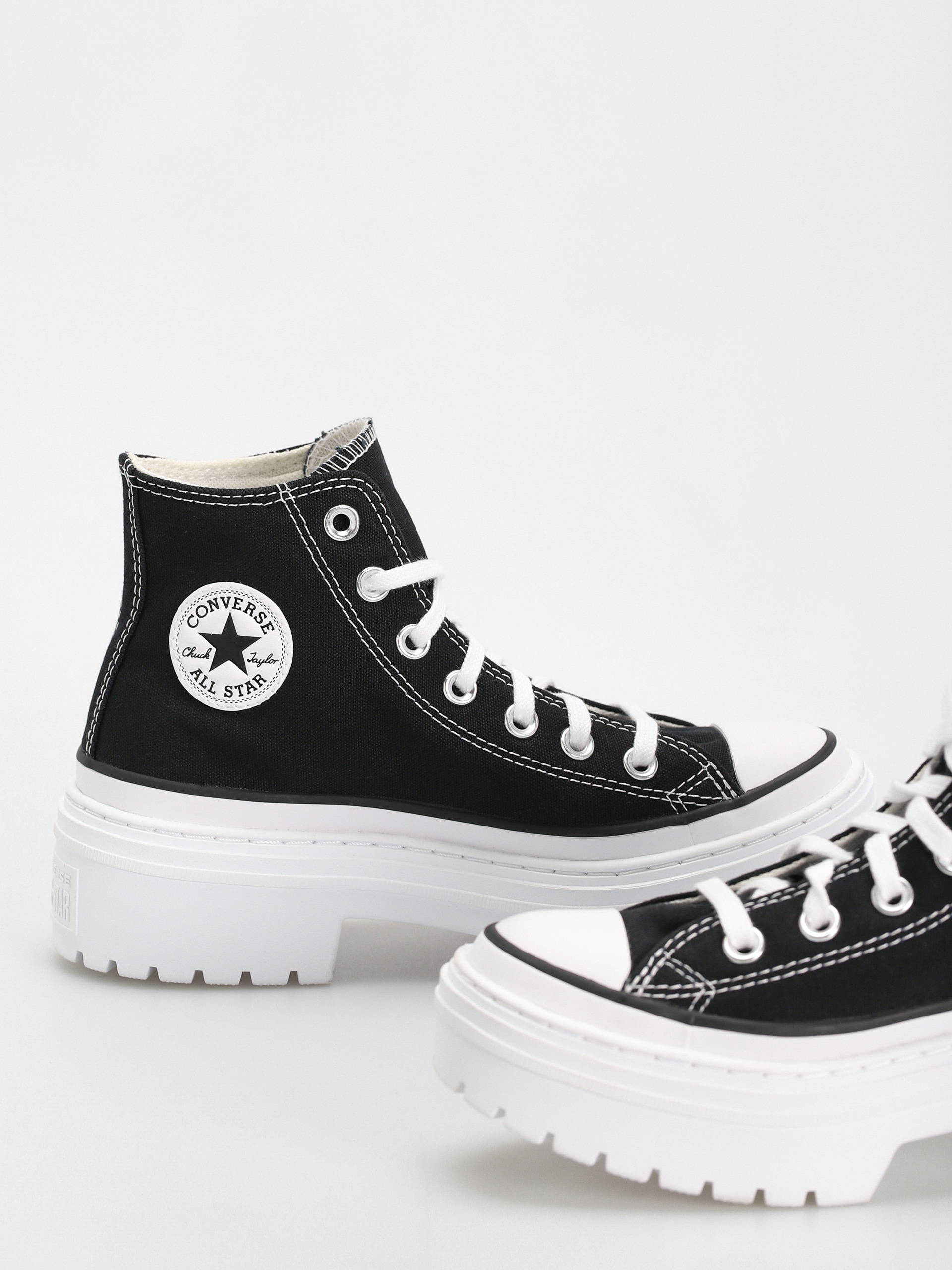 Converse Chuck Taylor All Star Lugged Heel Wmn Cipők (black/white/egret)