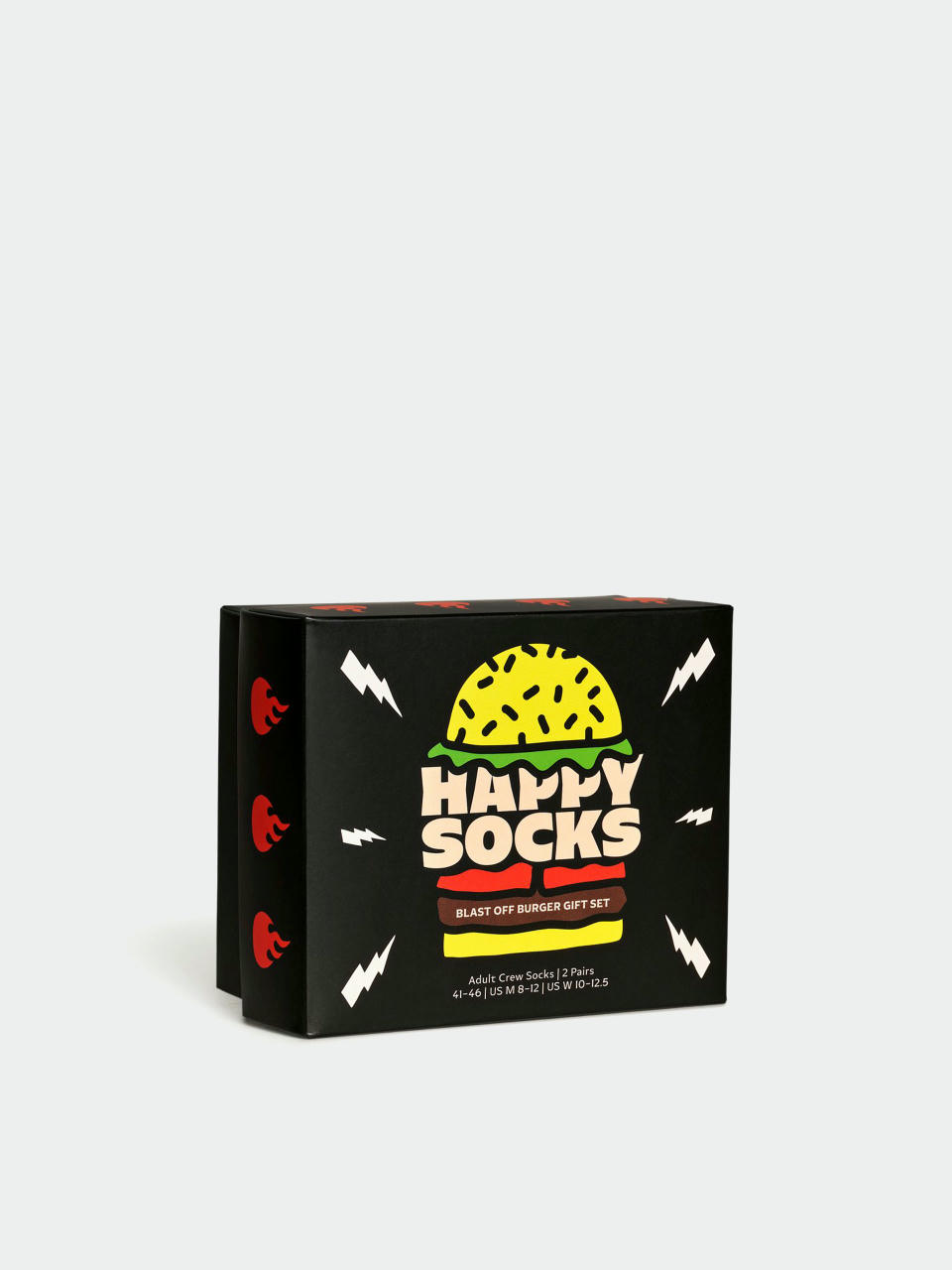 Zokni Happy Socks 2-Pack Blast Off Burger (black)