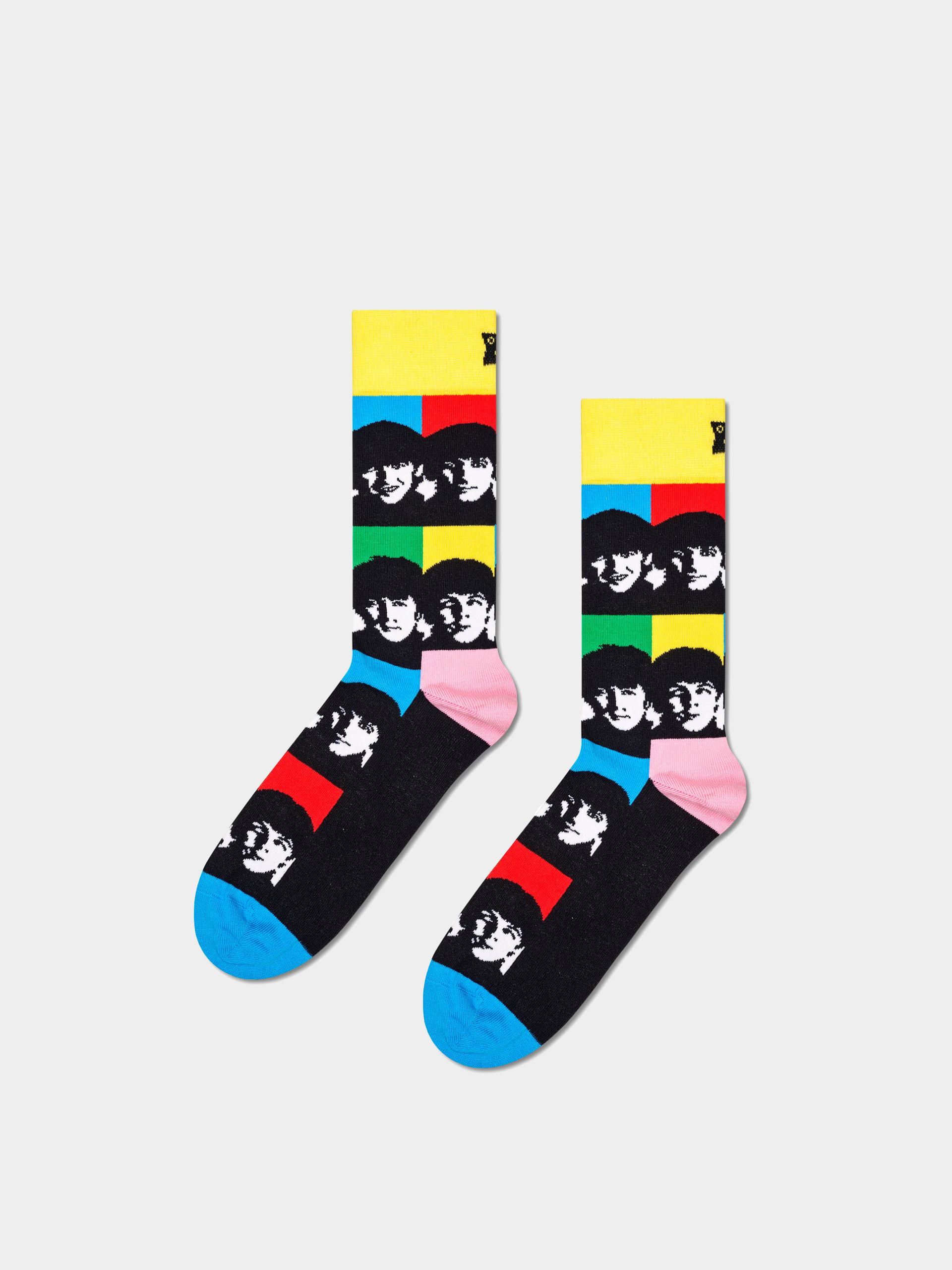 Zokni Happy Socks Beatles All Together Now (black)