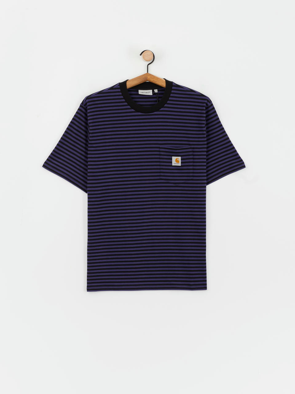 Carhartt WIP Verner Pocket Póló (verner stripe/black/aura)