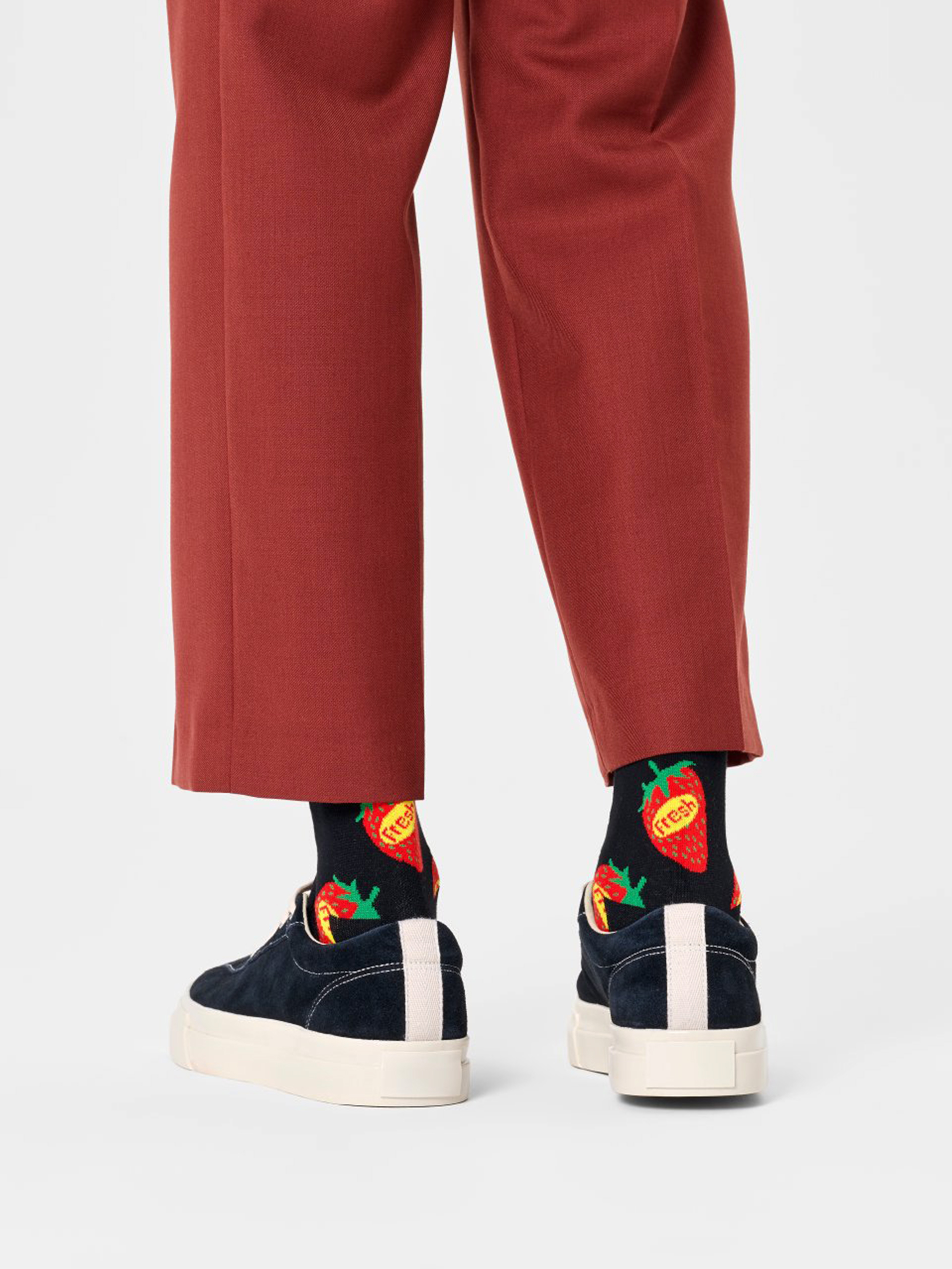 Zokni Happy Socks Strawberry Fresh (black)