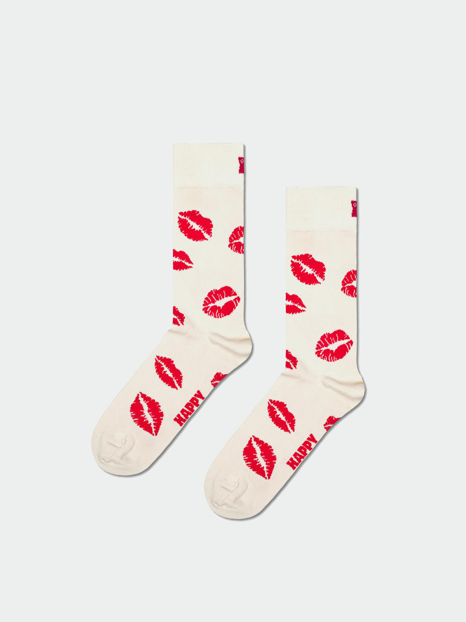 Zokni Happy Socks Kisses (white)