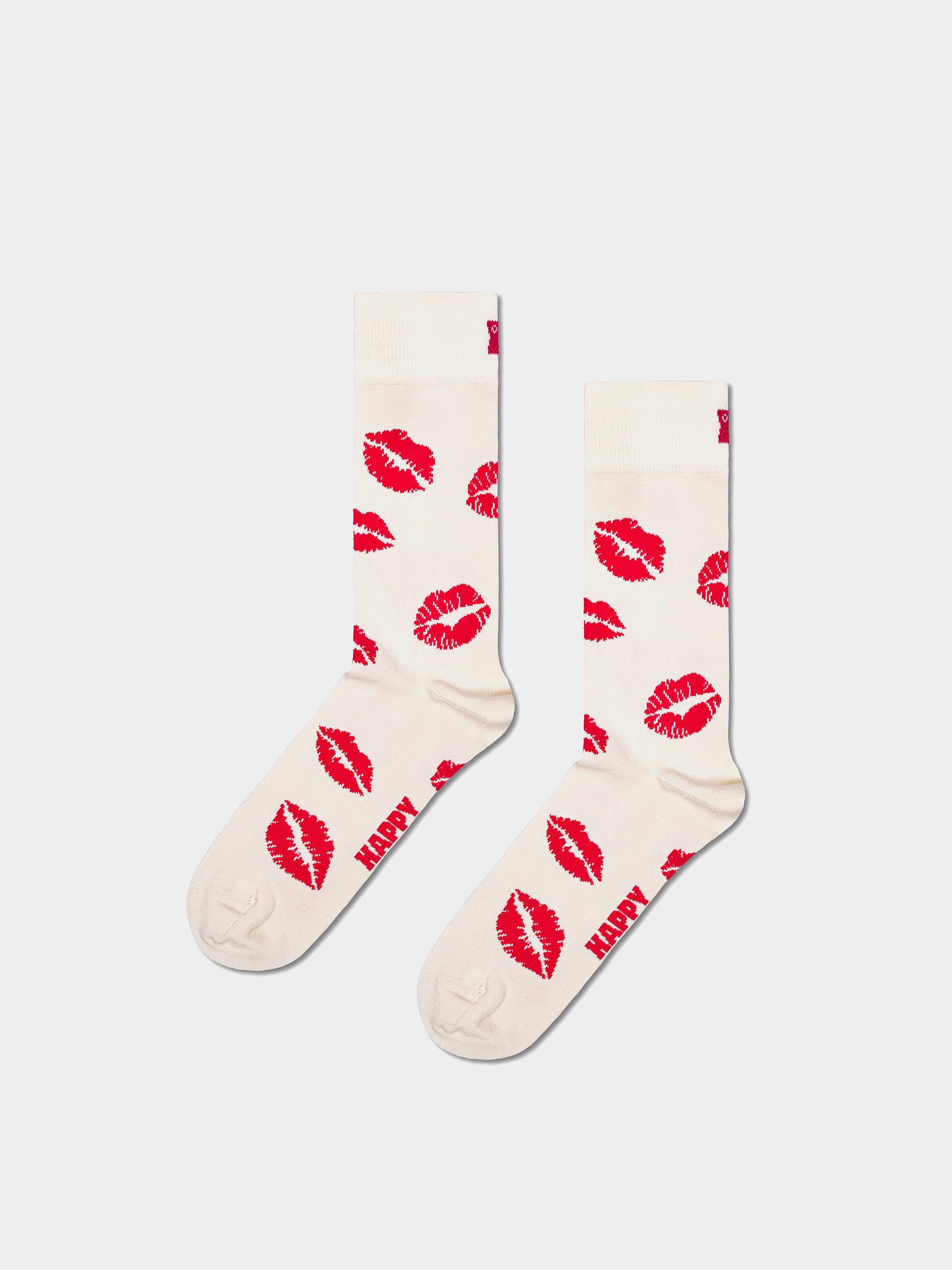 Zokni Happy Socks Kisses (white)