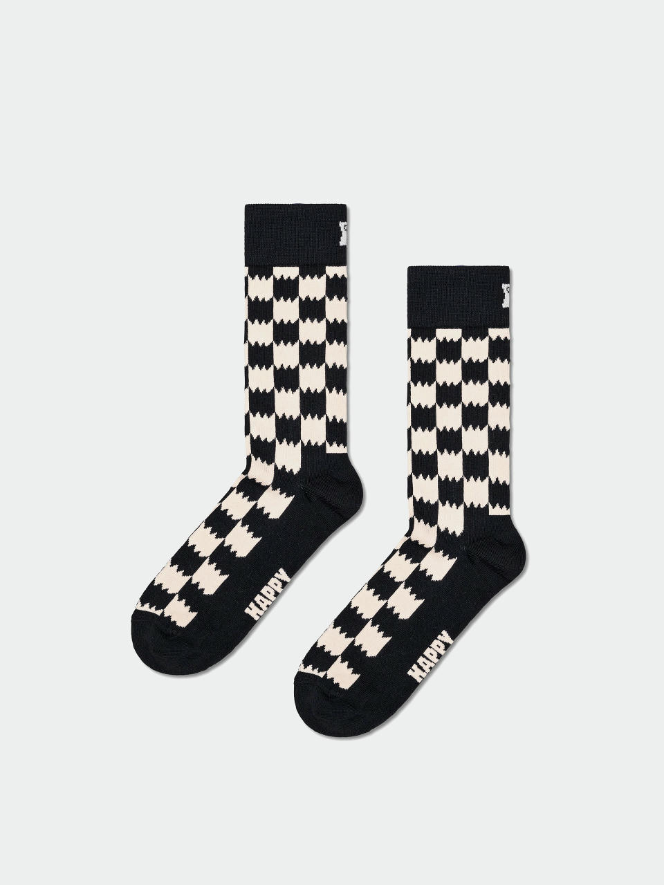 Zokni Happy Socks Dizzy Check (black)