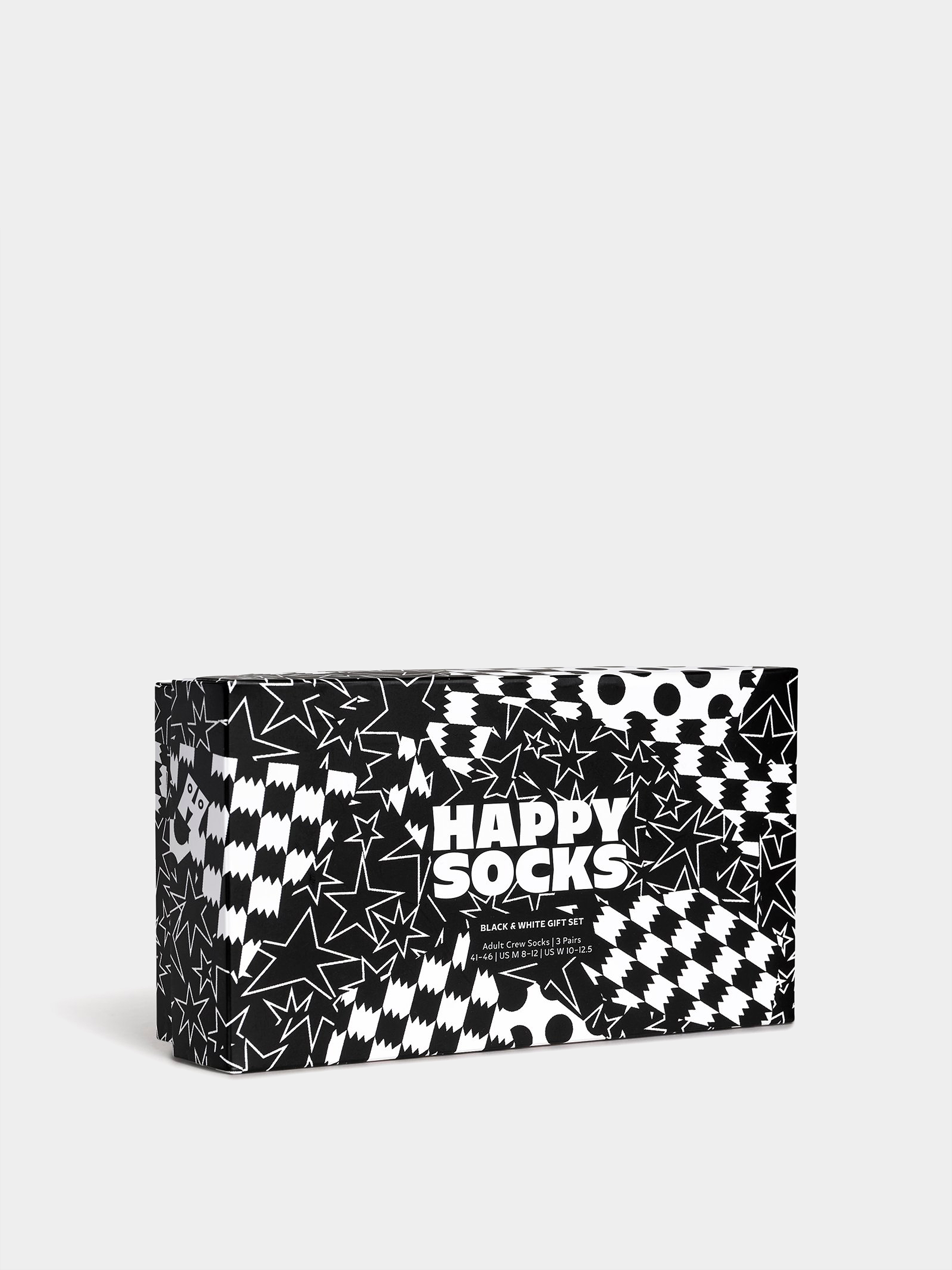 Zokni Happy Socks 3-Pack Black And White (black)