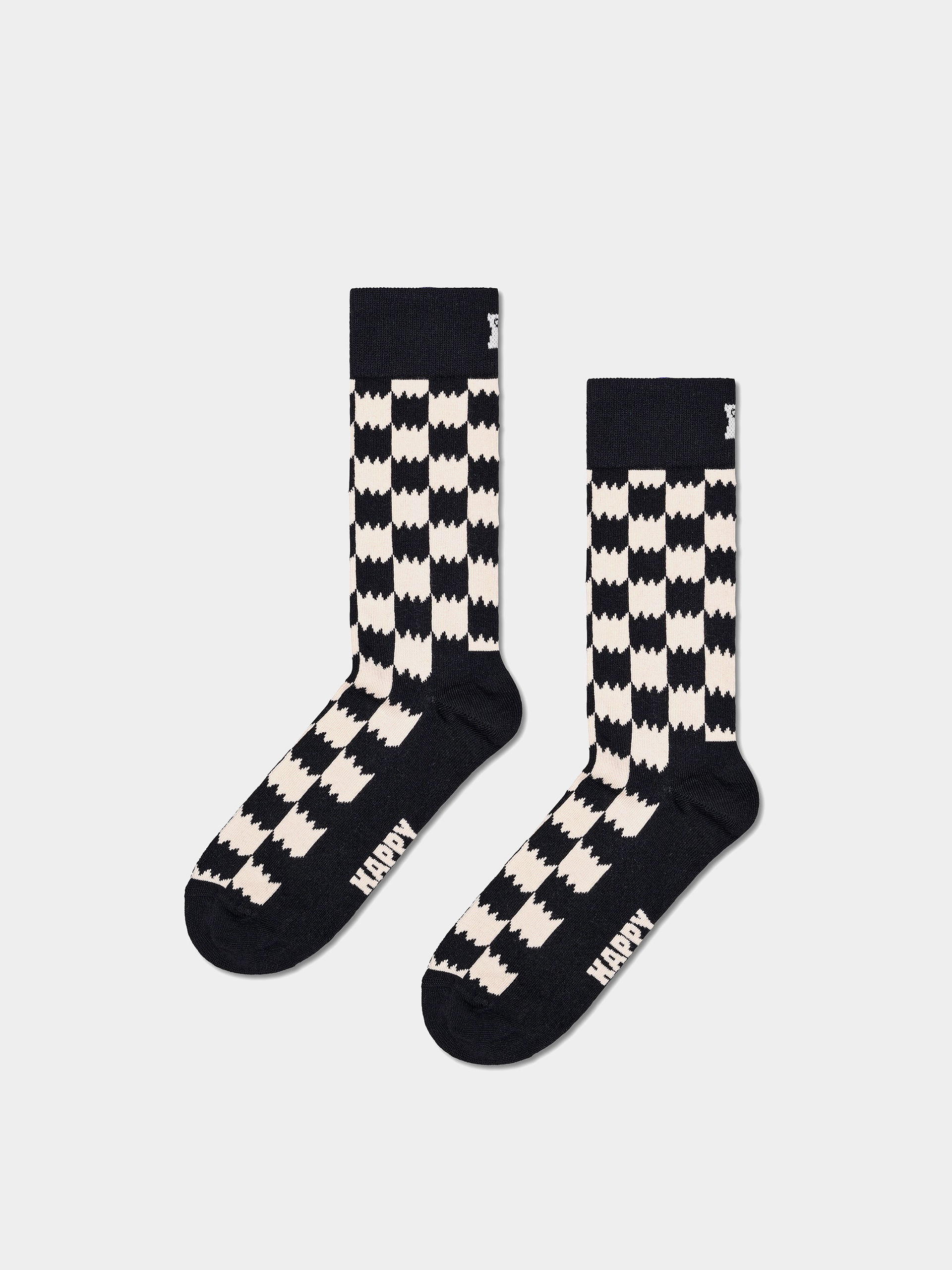 Zokni Happy Socks 3-Pack Black And White (black)
