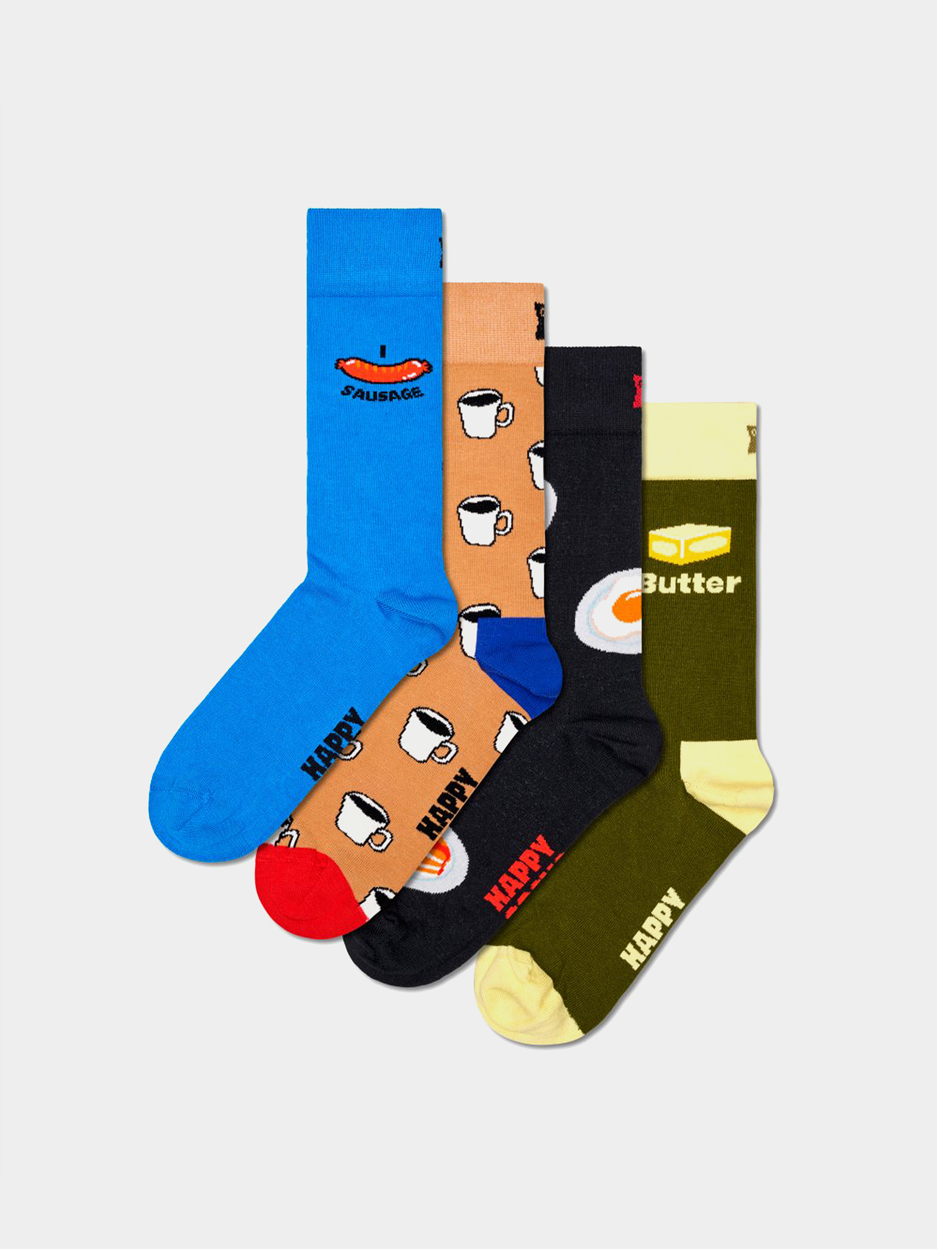 Zokni Happy Socks 4-Pack Breakfast (blue)