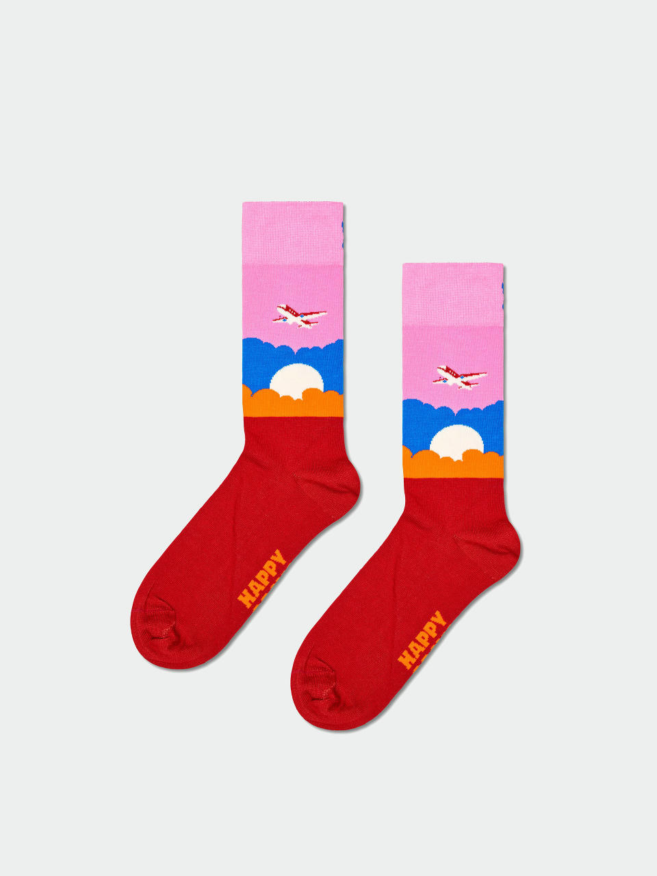 Zokni Happy Socks Airplane (pink)