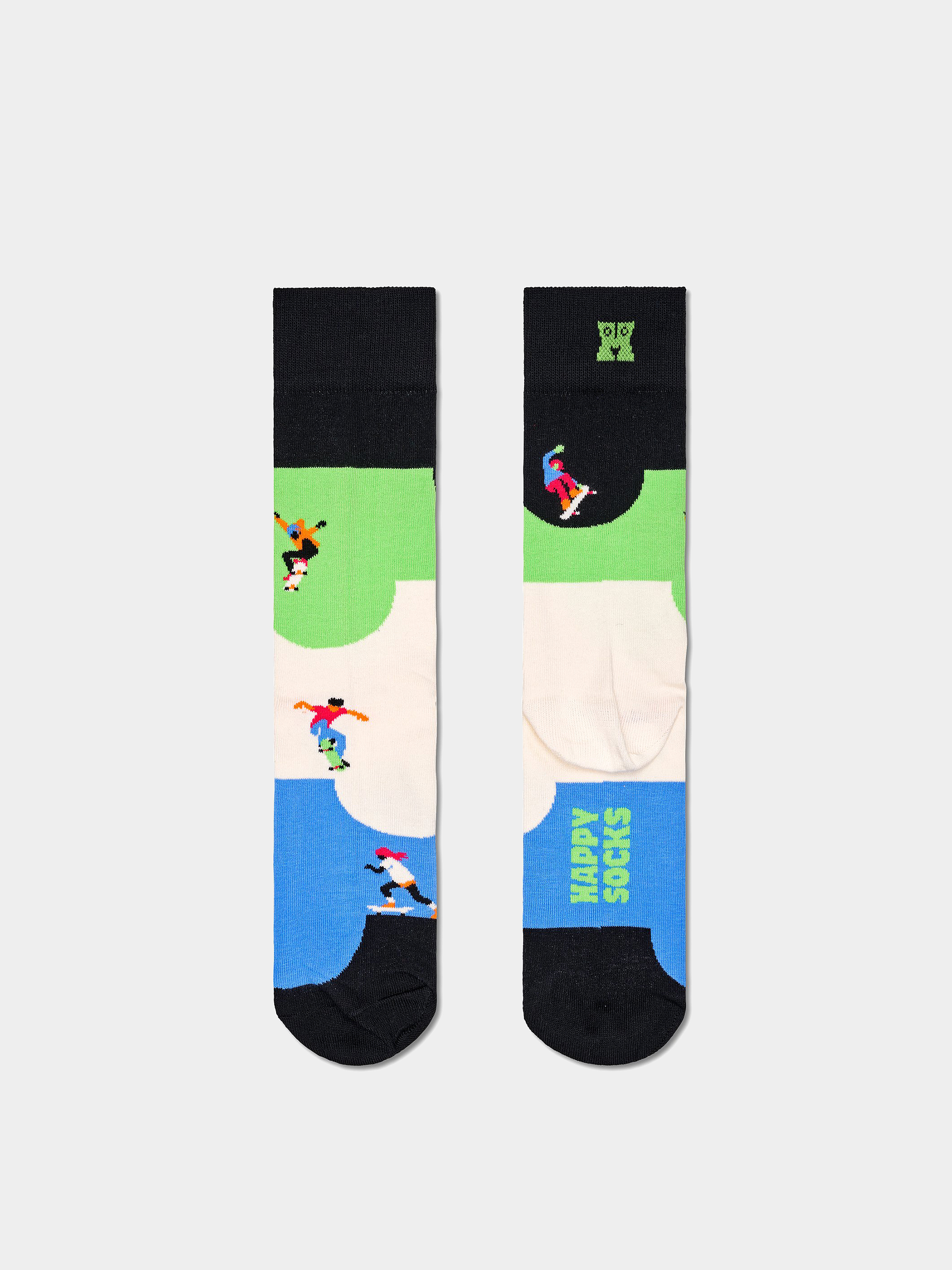 Zokni Happy Socks Skateboard (black)