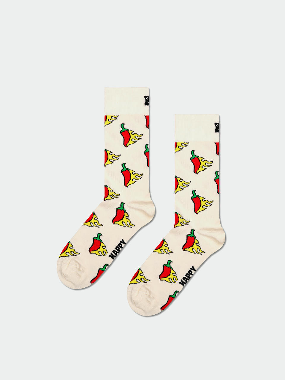 Zokni Happy Socks Hot Chili (white)