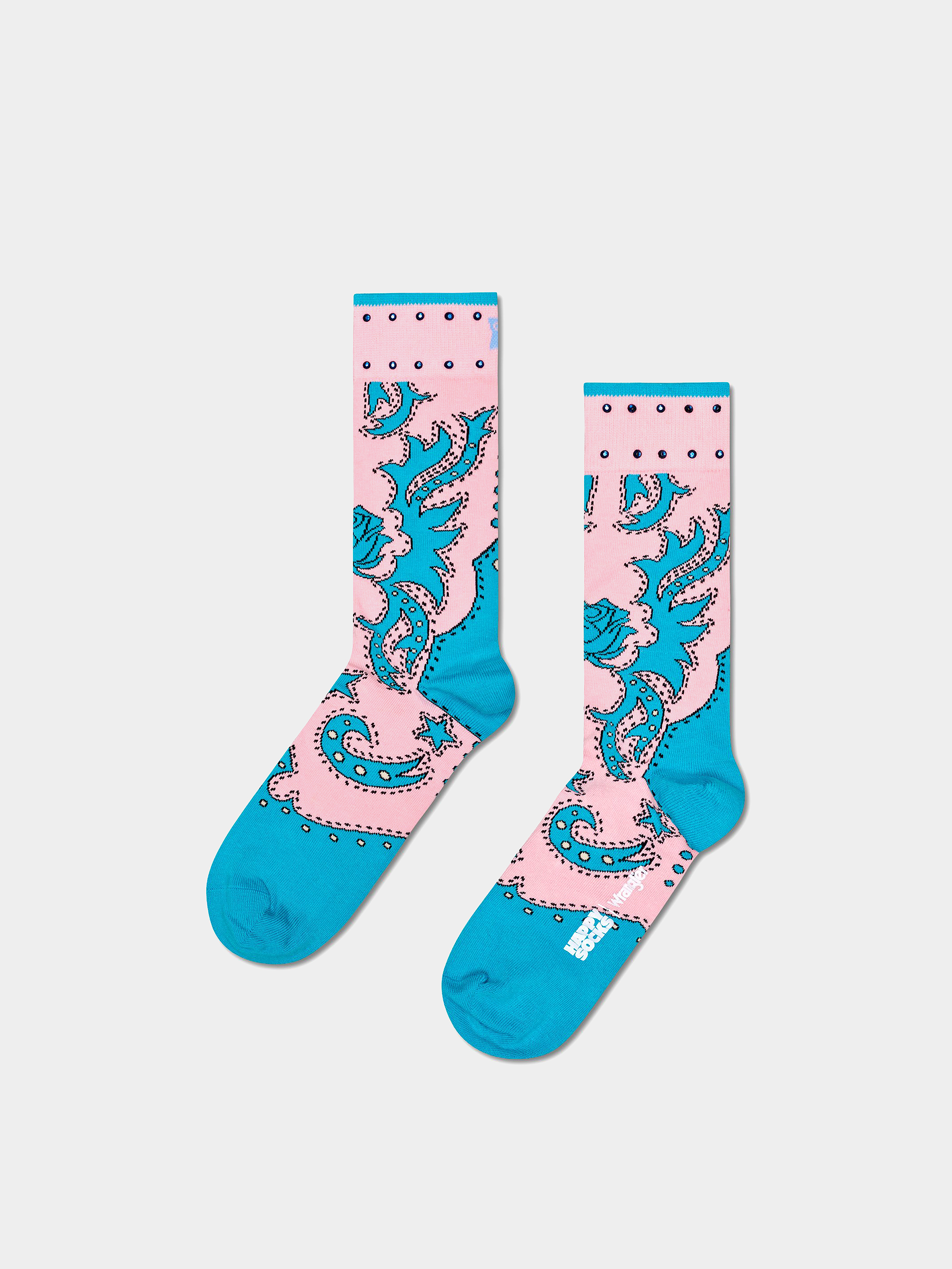 Zokni Happy Socks Wrangler Freehand (turquoise)