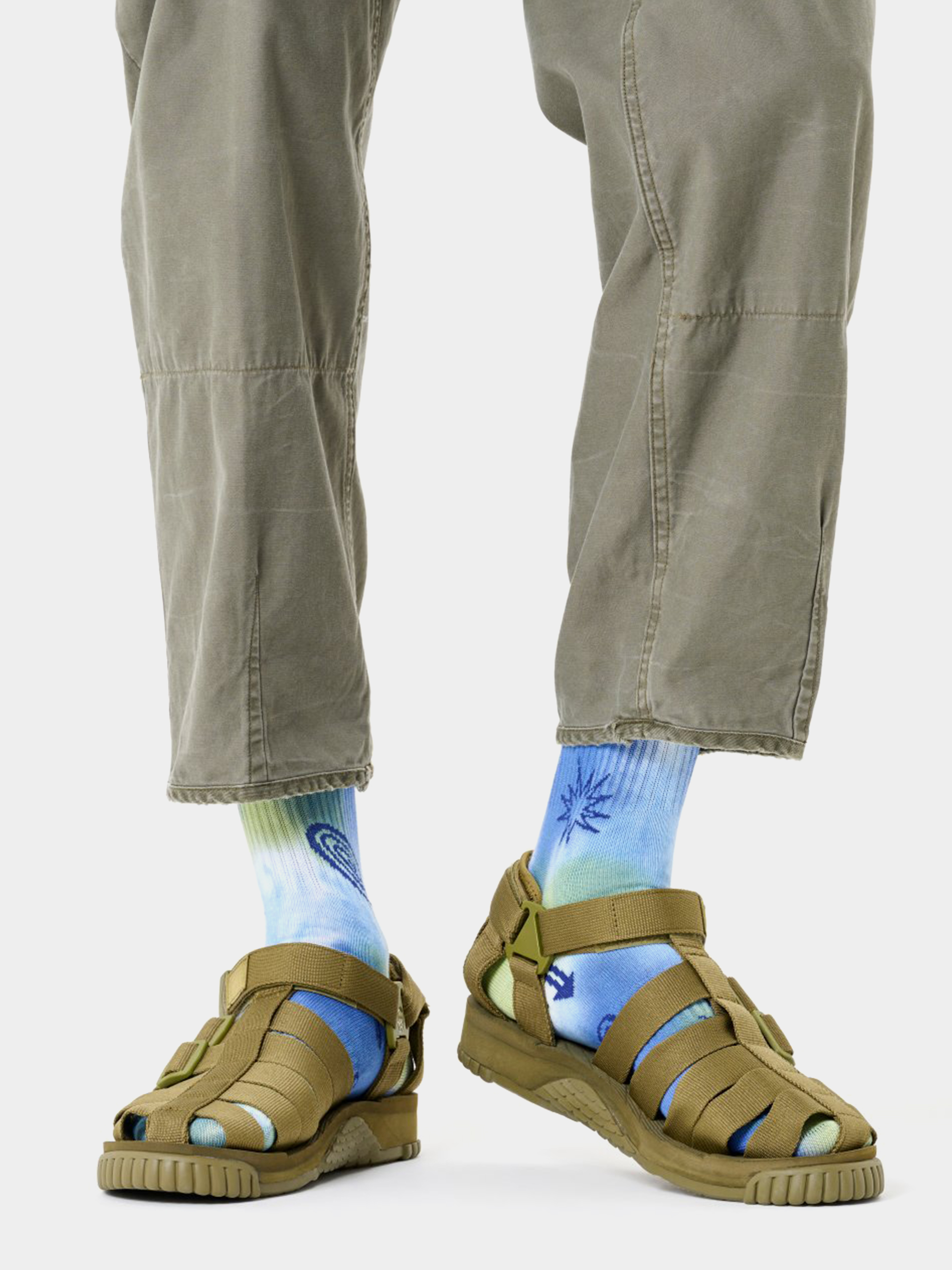 Zokni Happy Socks Hyper Tie-Dye Sneaker (blue)