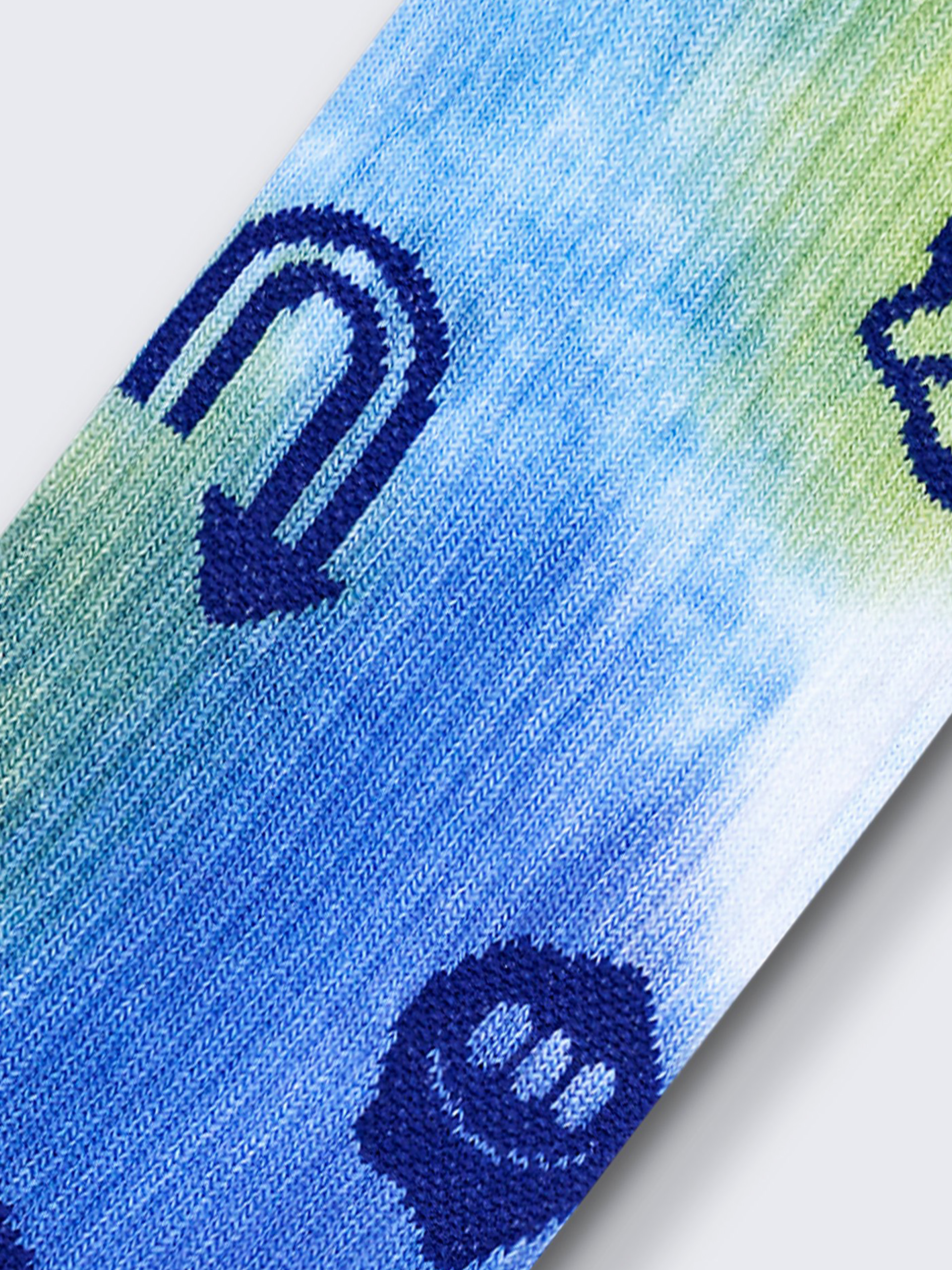 Zokni Happy Socks Hyper Tie-Dye Sneaker (blue)