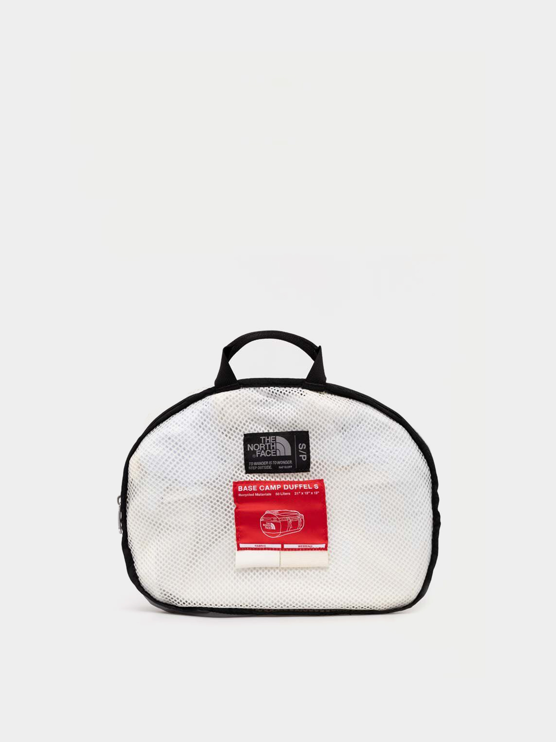 Táska The North Face Base Camp Duffel S (white dune/tnf white)