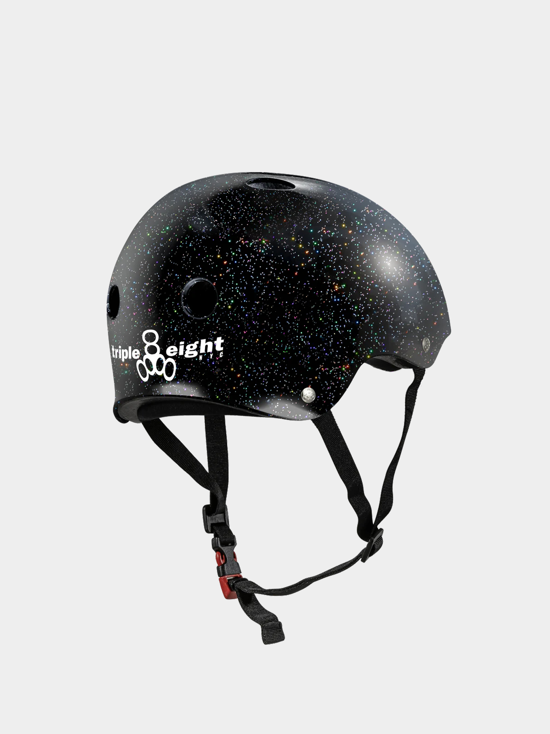 Sisak Triple Eight The Certified Sweatsaver Helmet (black glitter)