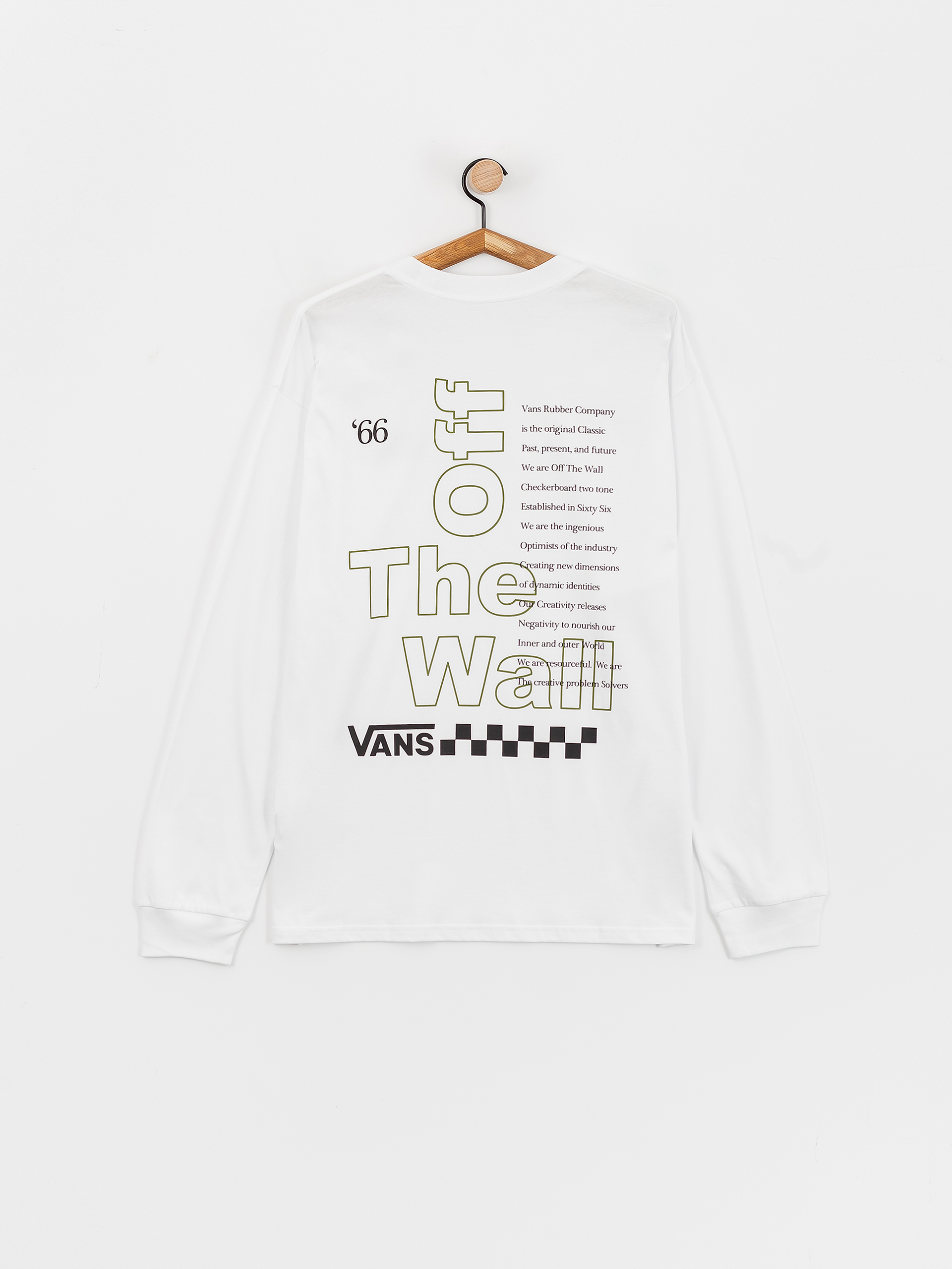 Vans Posted Hosszú ujjú felső (white)