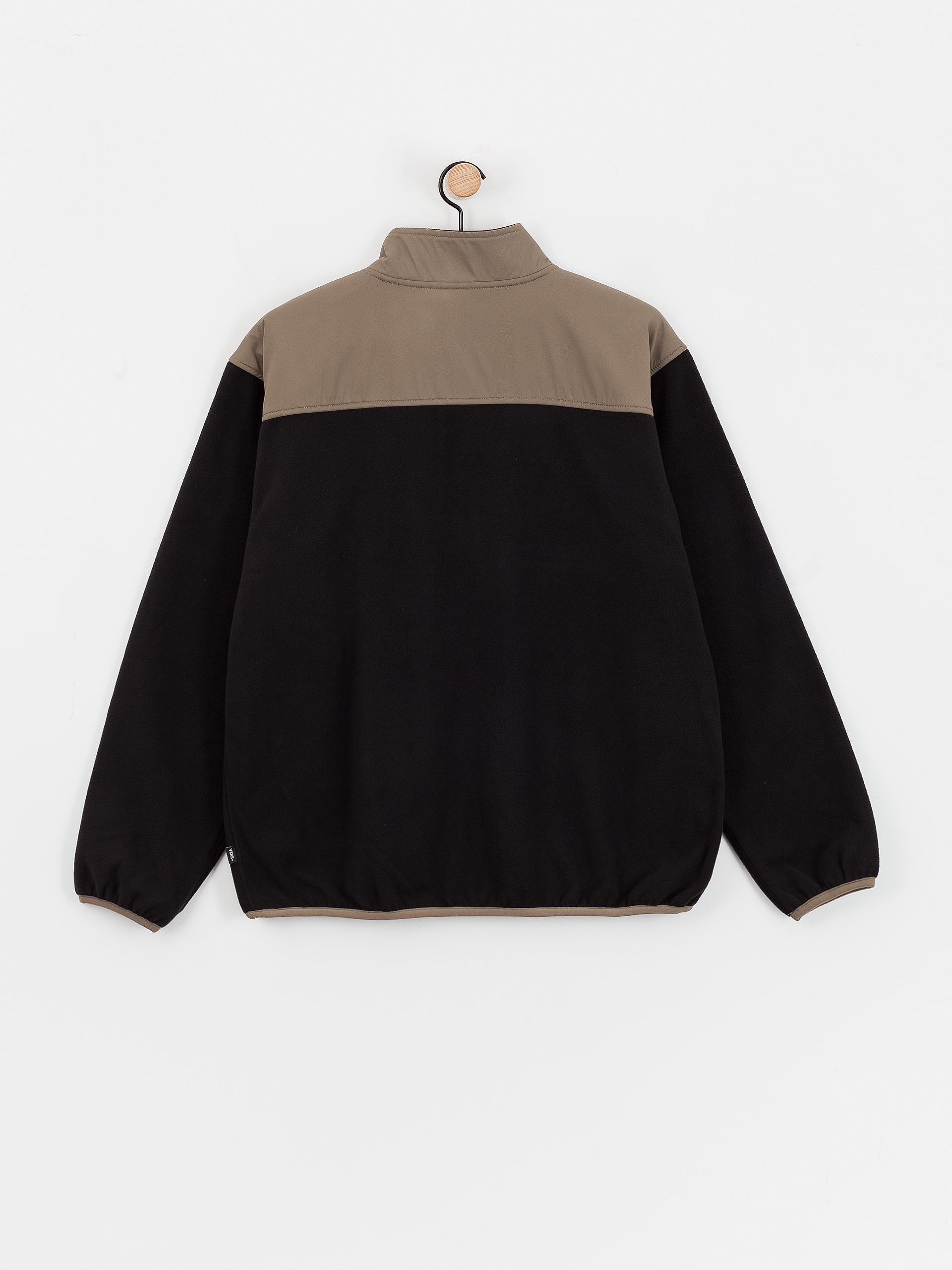 Férfi Vans Ranford Polar Fleece Loose Hz Polár pulóver (black/bungee cord)