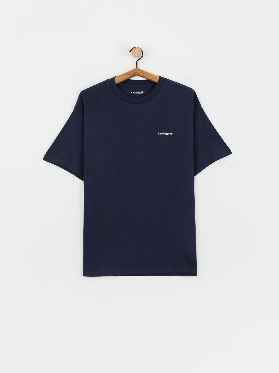 Carhartt WIP Script Embroidery Póló (air force blue/white)