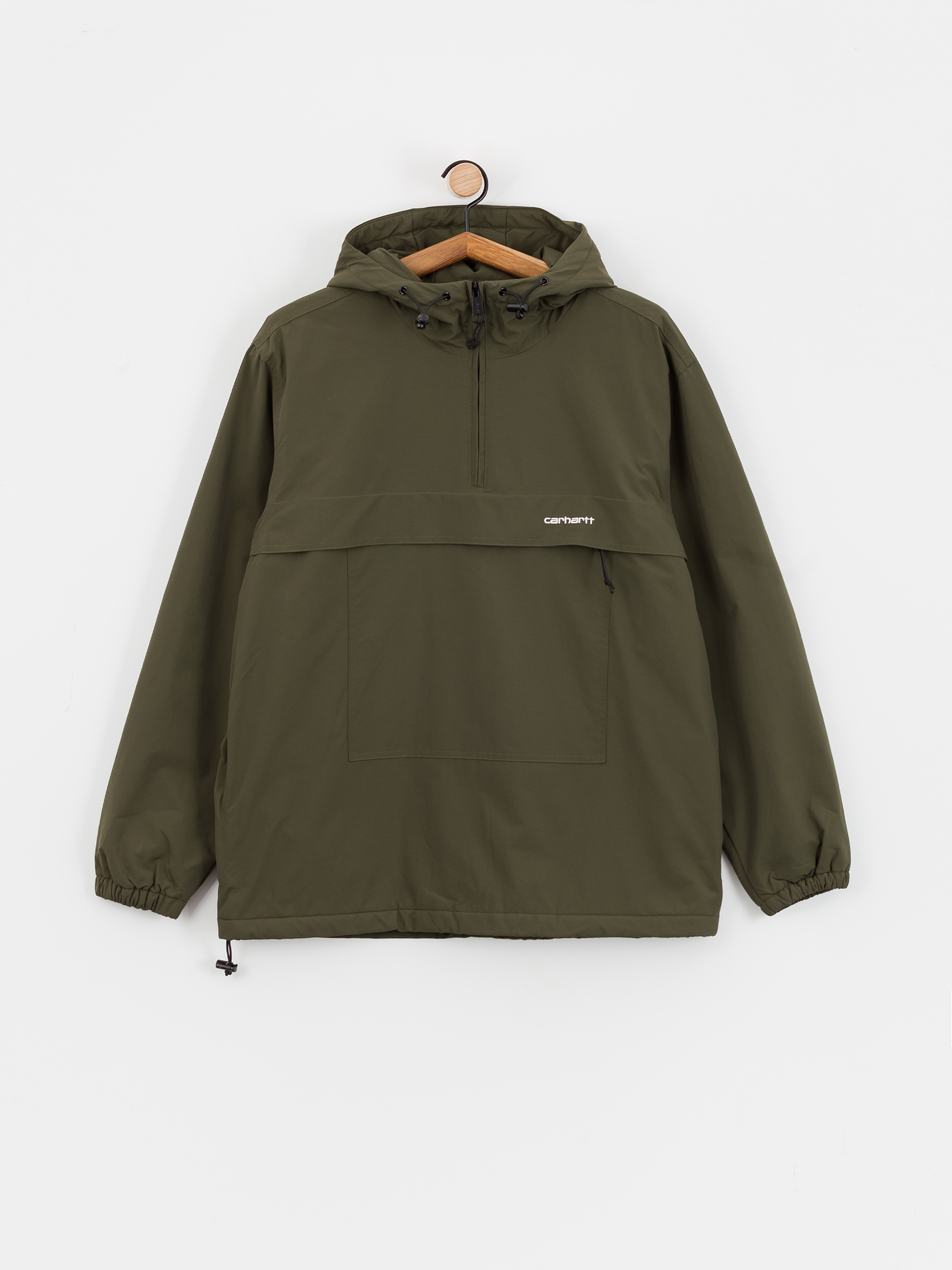 Dzseki Carhartt WIP Windbreaker Pullover (office green/white)