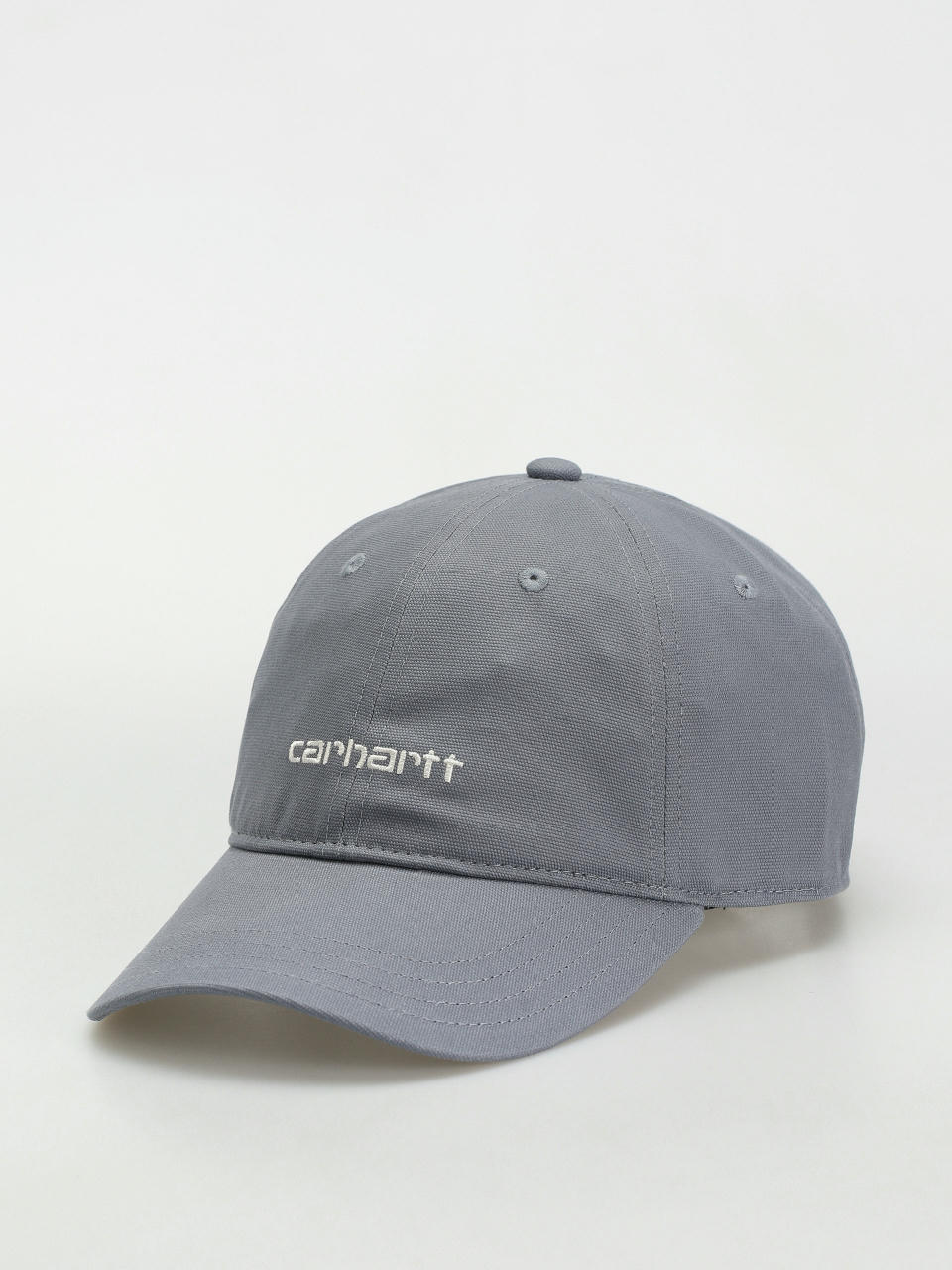 Carhartt WIP Canvas Script Baseball sapka (dove grey/wax)