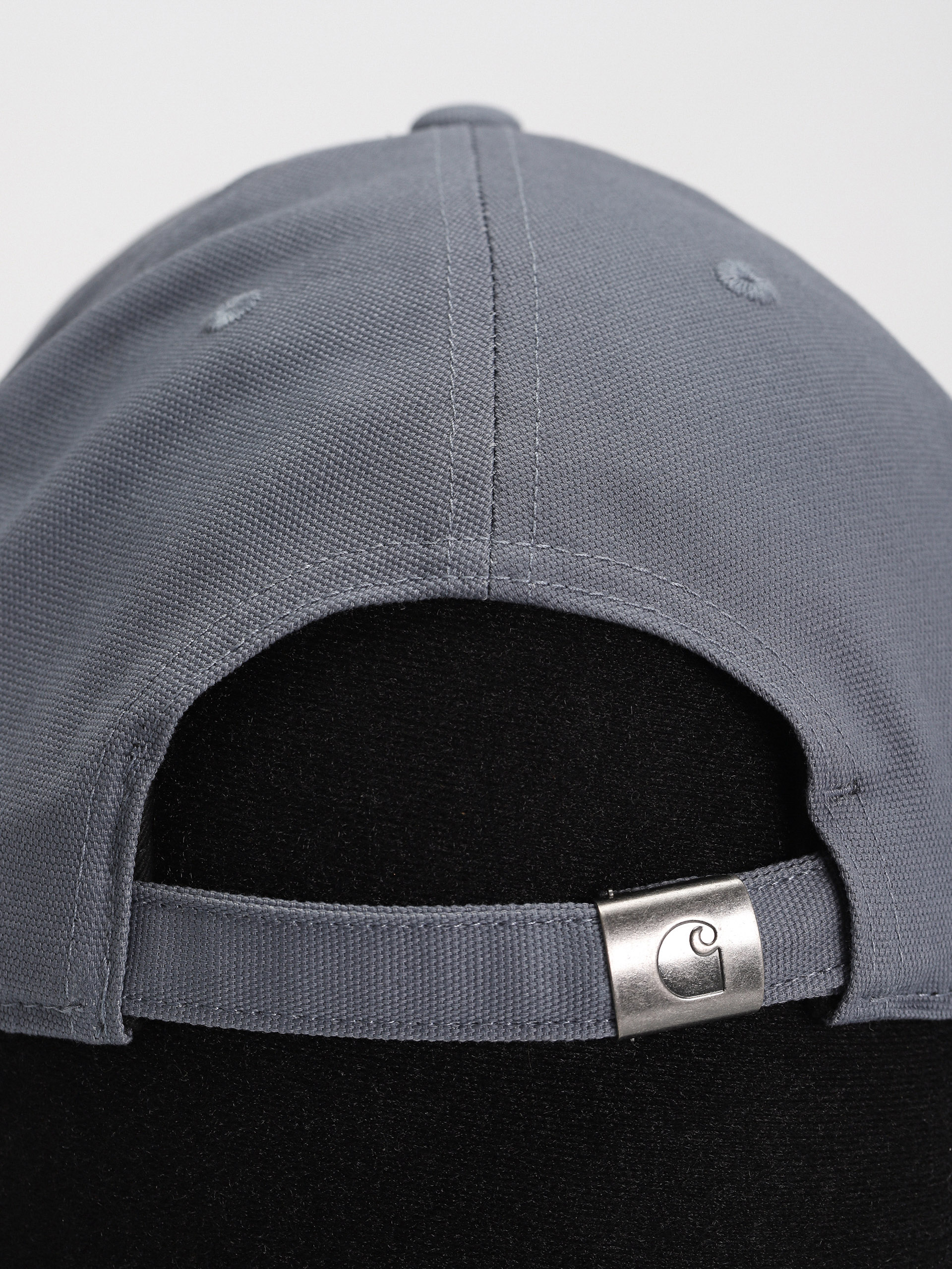 Carhartt WIP Canvas Script Baseball sapka (dove grey/wax)