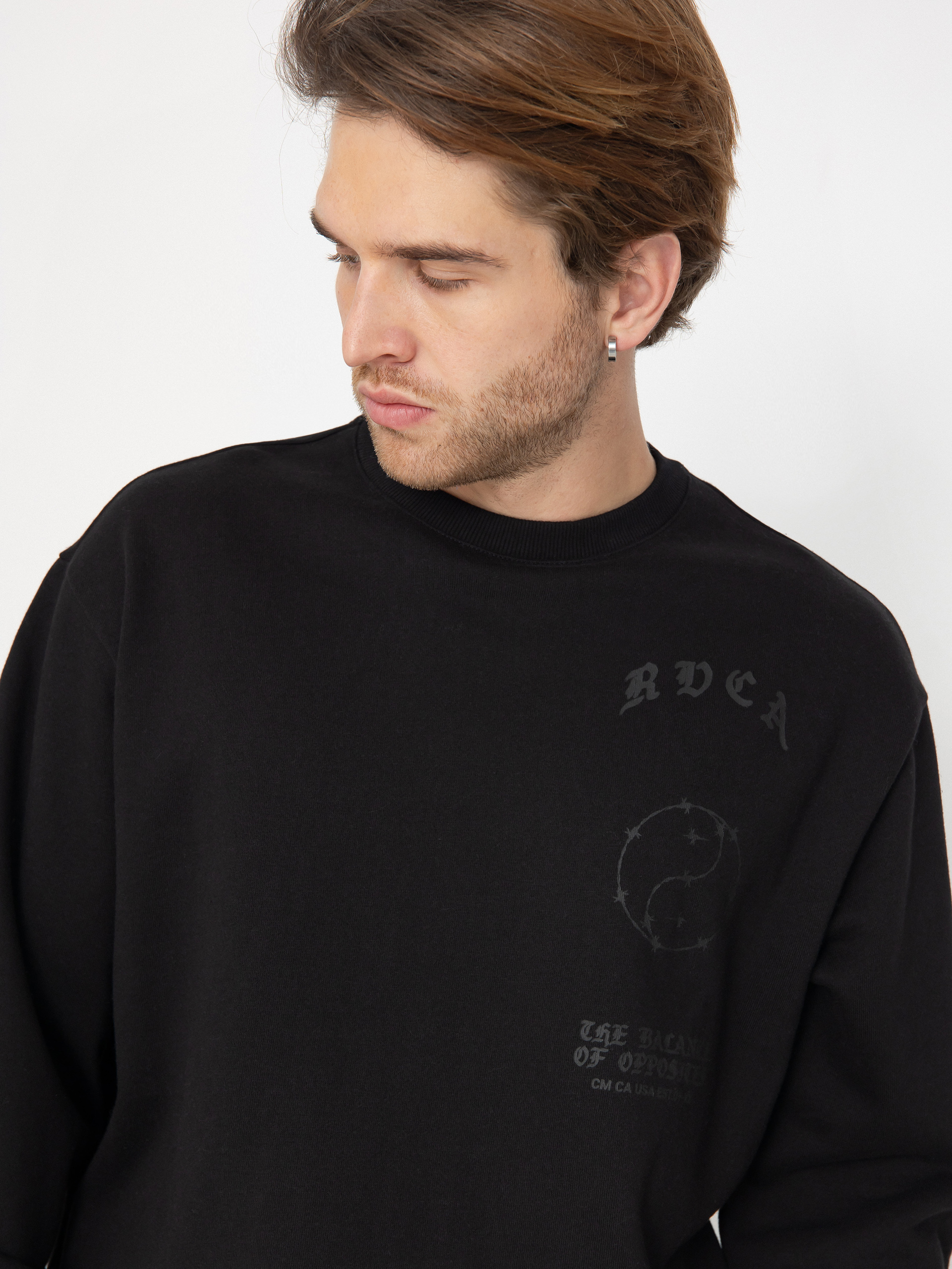RVCA Va Barb Crew Pulóver (black)