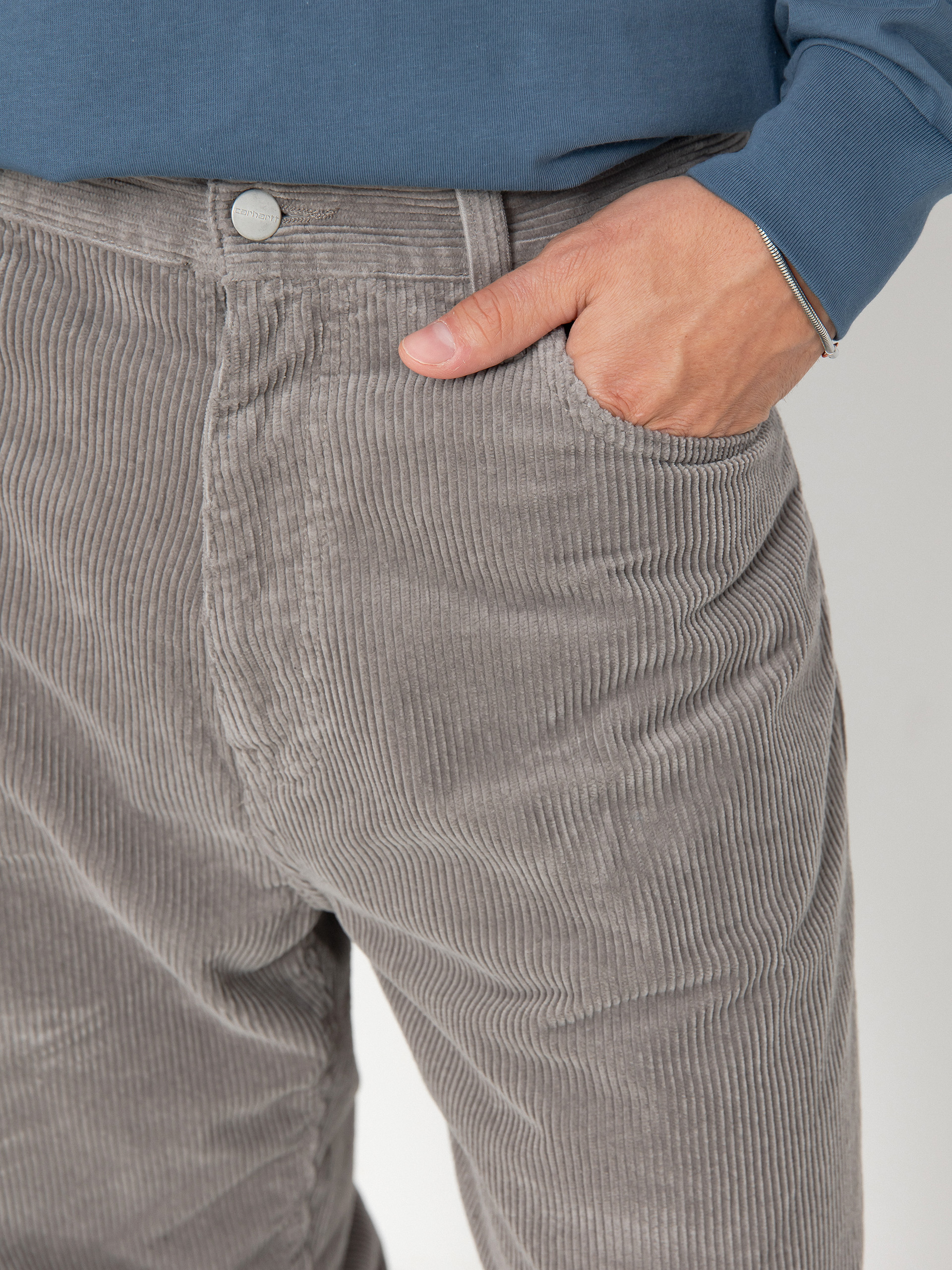 Carhartt WIP Landon Kisnadrág (misty grey)