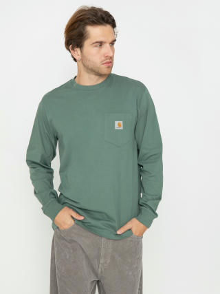 Hosszú ujjú felső Carhartt WIP Pocket (duck green)