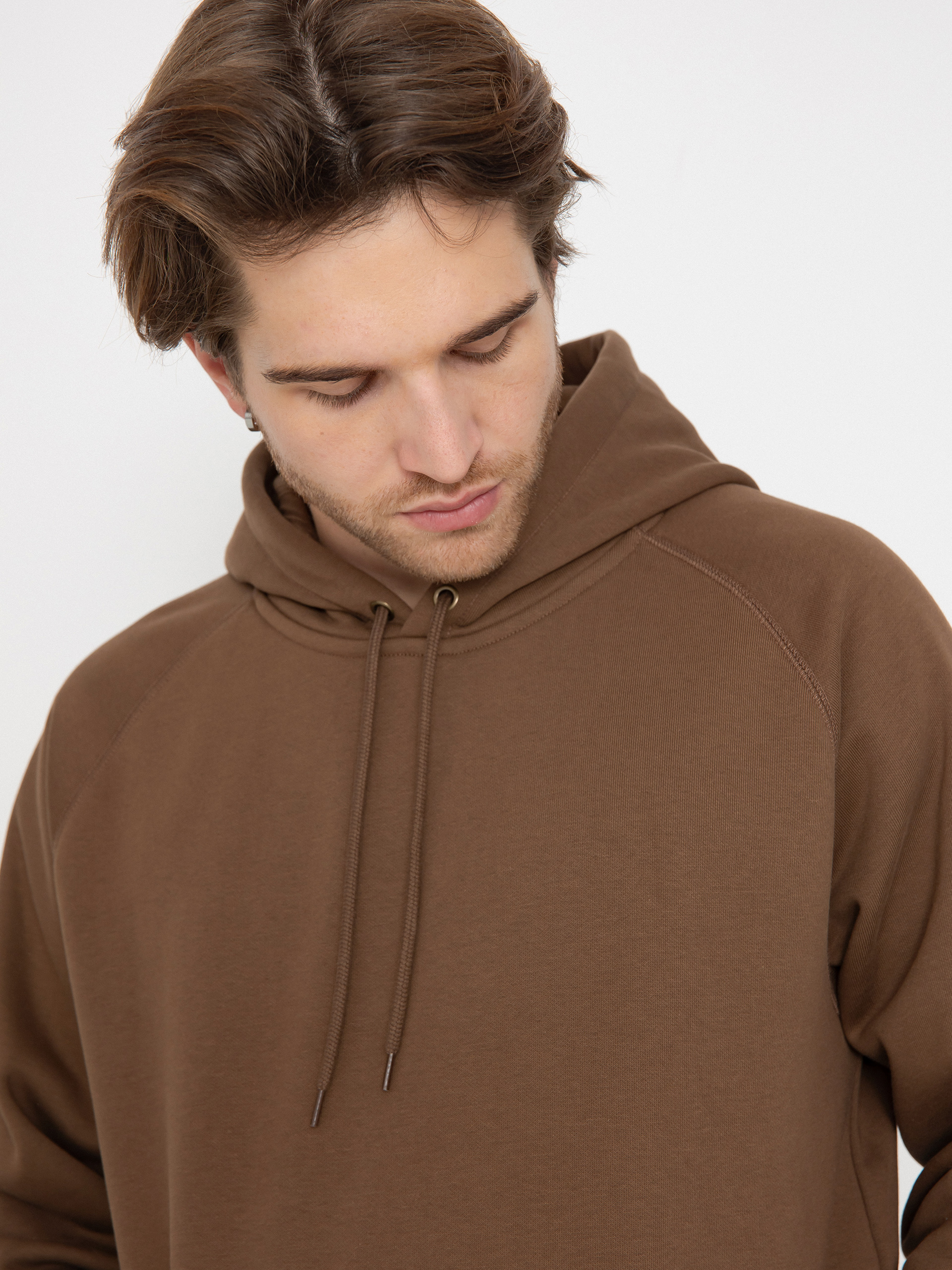 Carhartt WIP Chase HD Kapucnis pulóver (chocolate/gold)