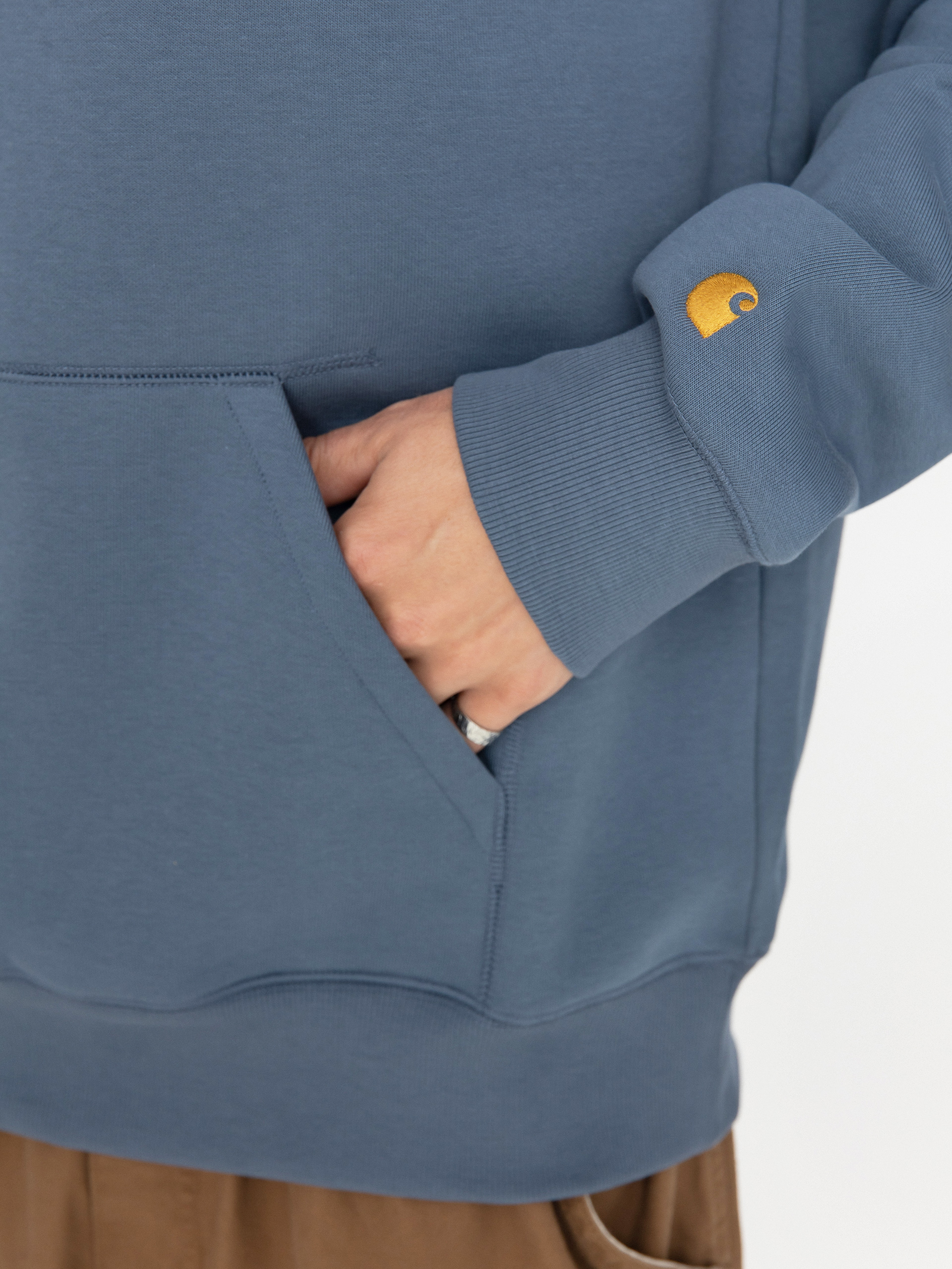 Carhartt WIP Chase HD Kapucnis pulóver (positano/gold)