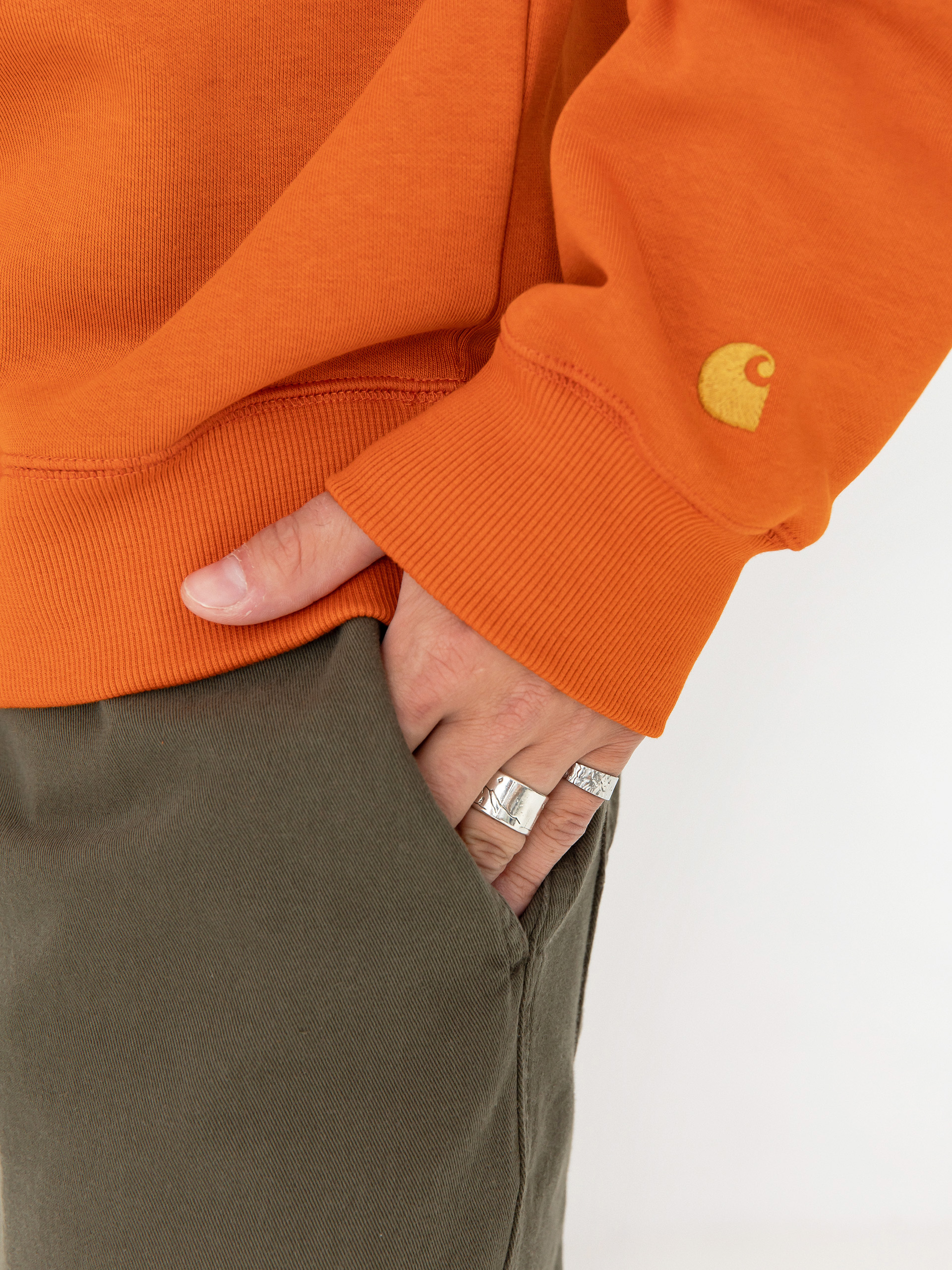 Carhartt WIP Chase Pulóver (turmeric/gold)