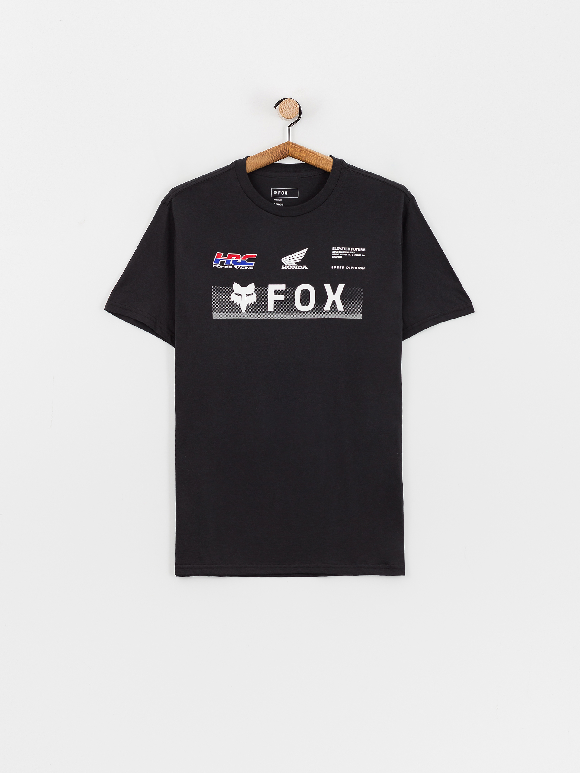 Póló Fox X Honda (black)