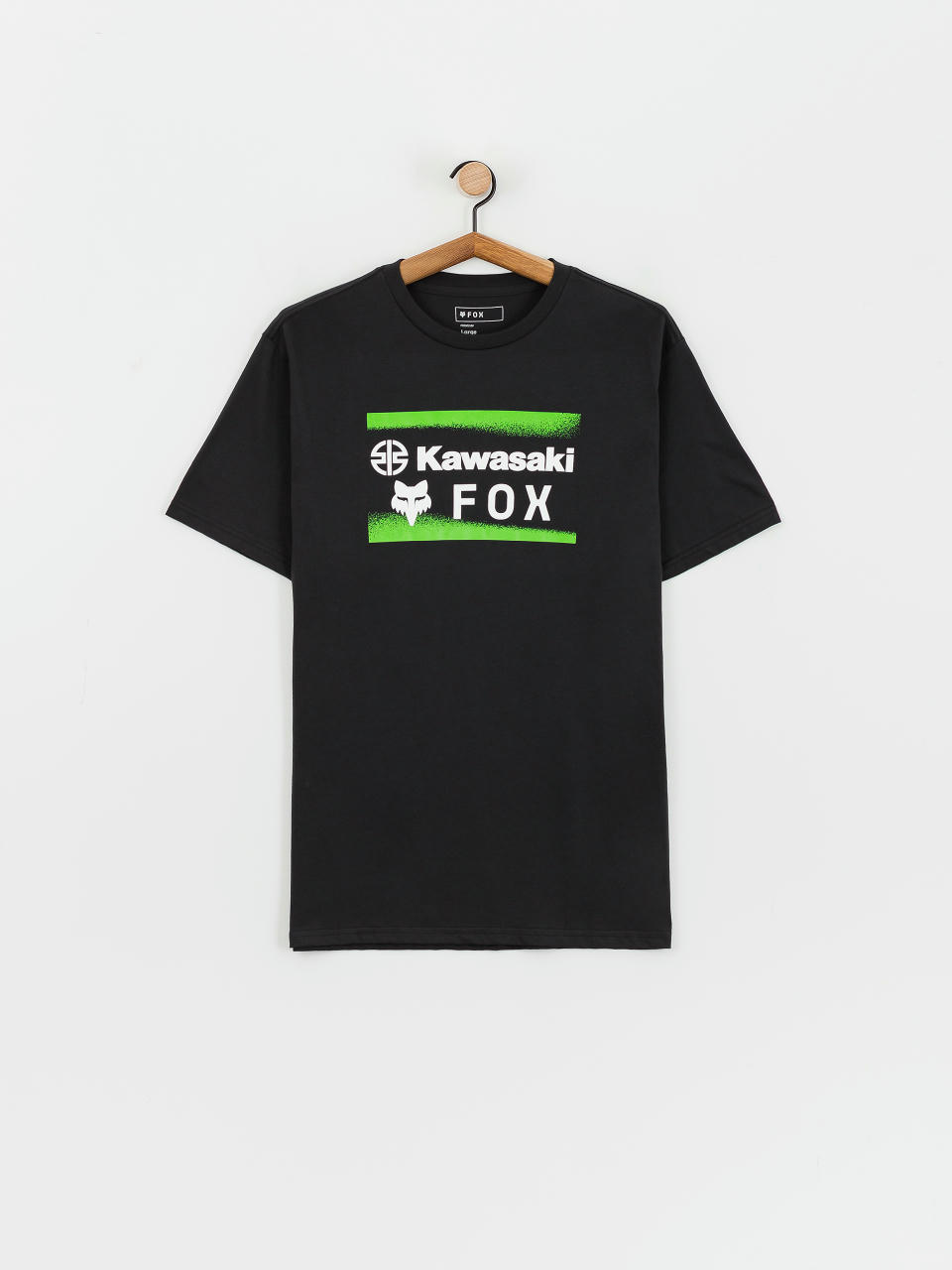 Póló Fox X Kawasaki (black)