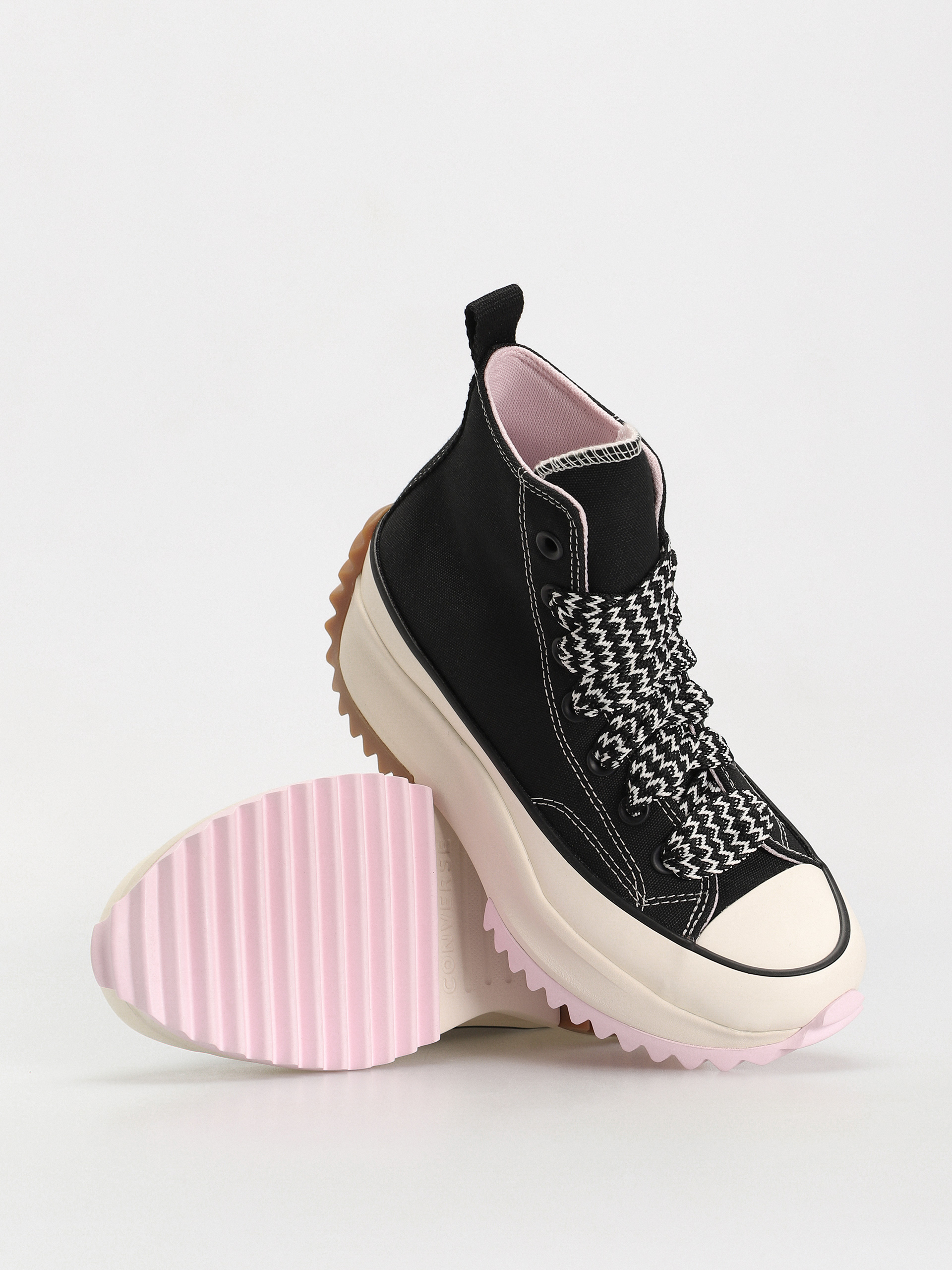 Cipők Converse Run Star Hike Hi (black/pink foam/egret)